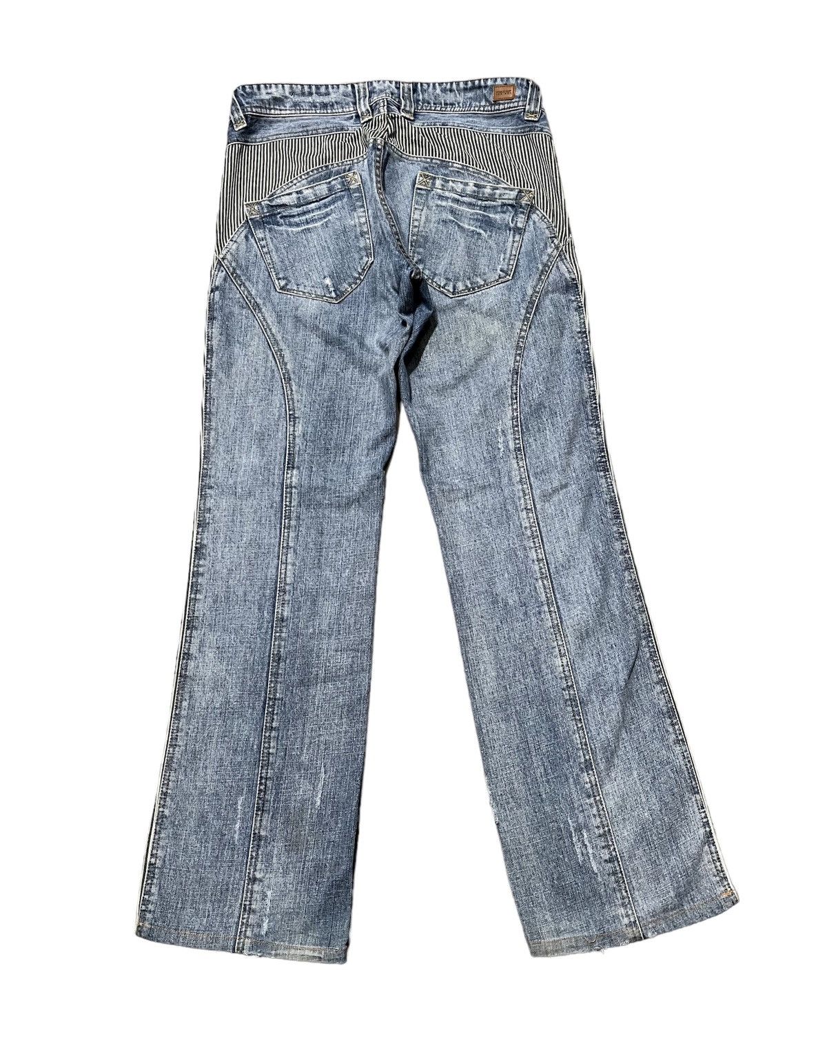 Hysteric Glamour Distressed Nicole Club for men Reconstructed hickory stripe Size US 32 / EU 48 - 11 Thumbnail