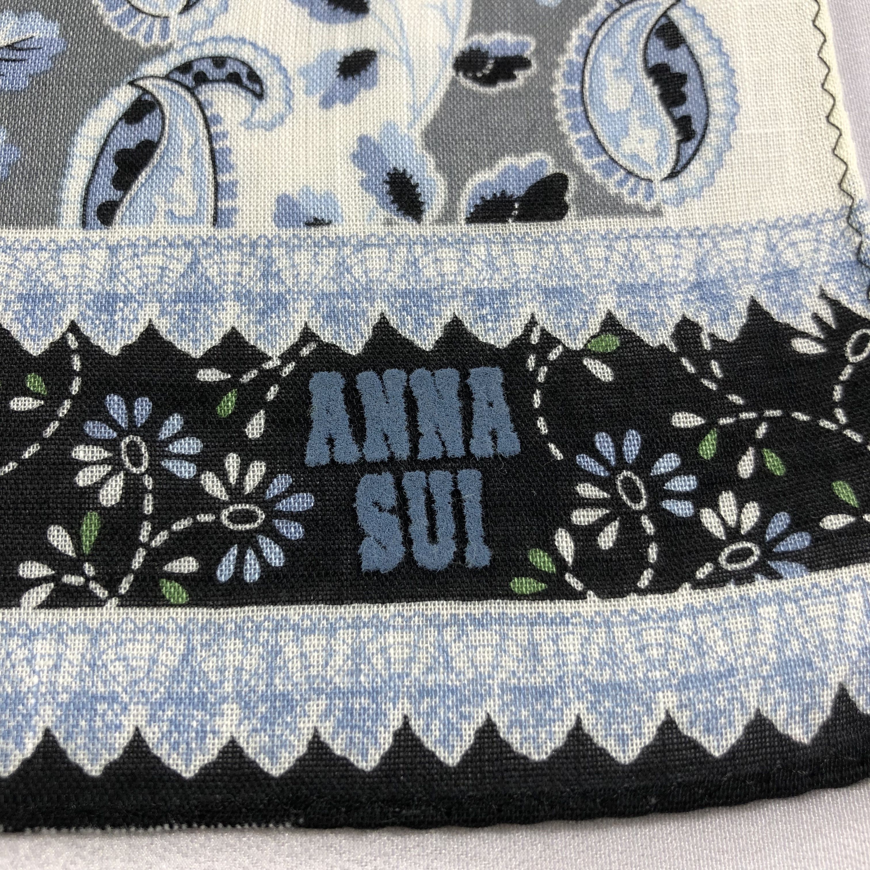 Anna Sui Anna Sui Handkerchief Neckerchief Bandana H1642 Size ONE SIZE - 4 Thumbnail