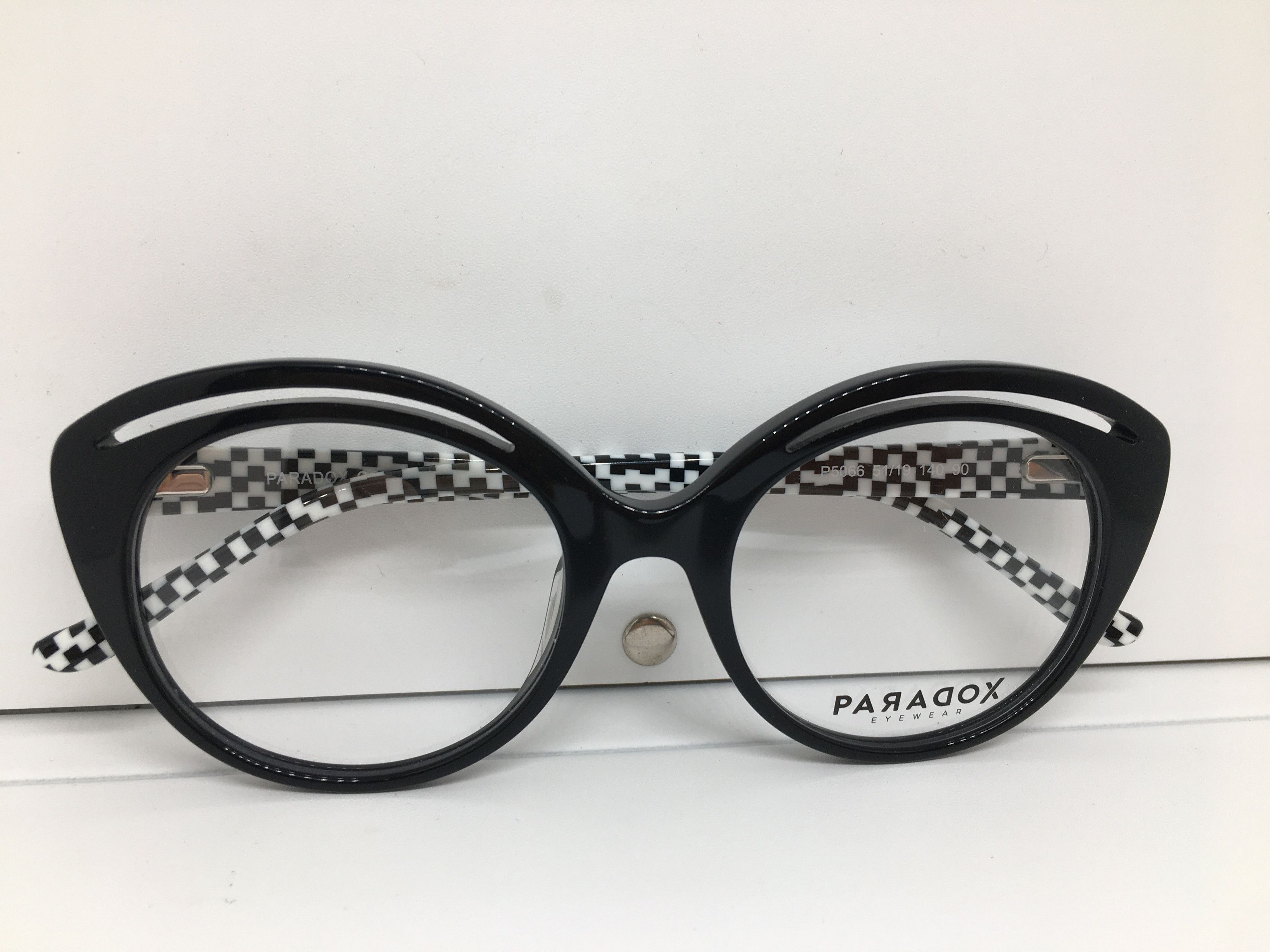 Other Paradox Op Art Cateye Eyeglasses Frame Diva Girls Size ONE SIZE - 8 Thumbnail
