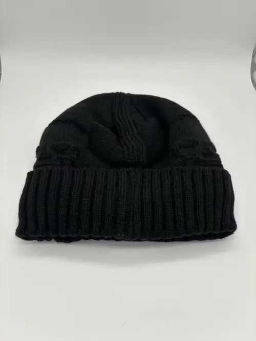 Other Skull Knitted Beanie (black) Size ONE SIZE - 2 Thumbnail