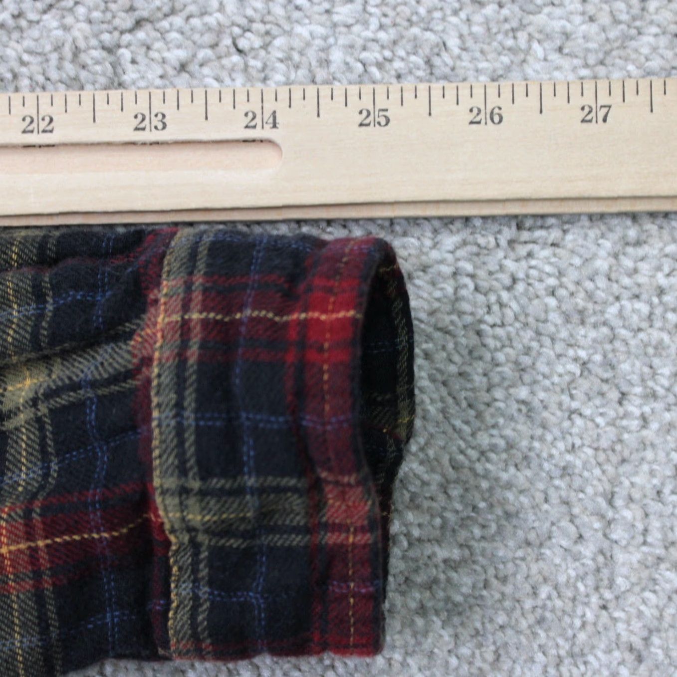 Carbon2Cobalt Carbon2Cobalt Shirt Mens Large Red/Yellow Plaid Flannel 100% Cotton Long Sleeve Size US L / EU 52-54 / 3 - 6 Thumbnail