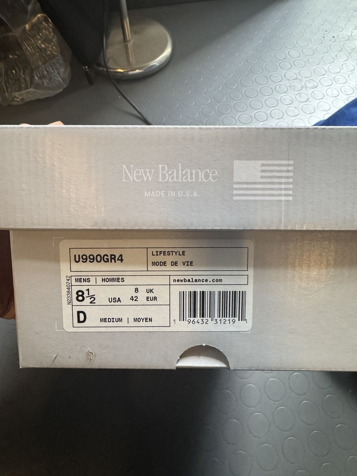 New Balance New Balance Unisex made in USA 990v4 Core grey Size US 8.5 / EU 41-42 - 8 Thumbnail