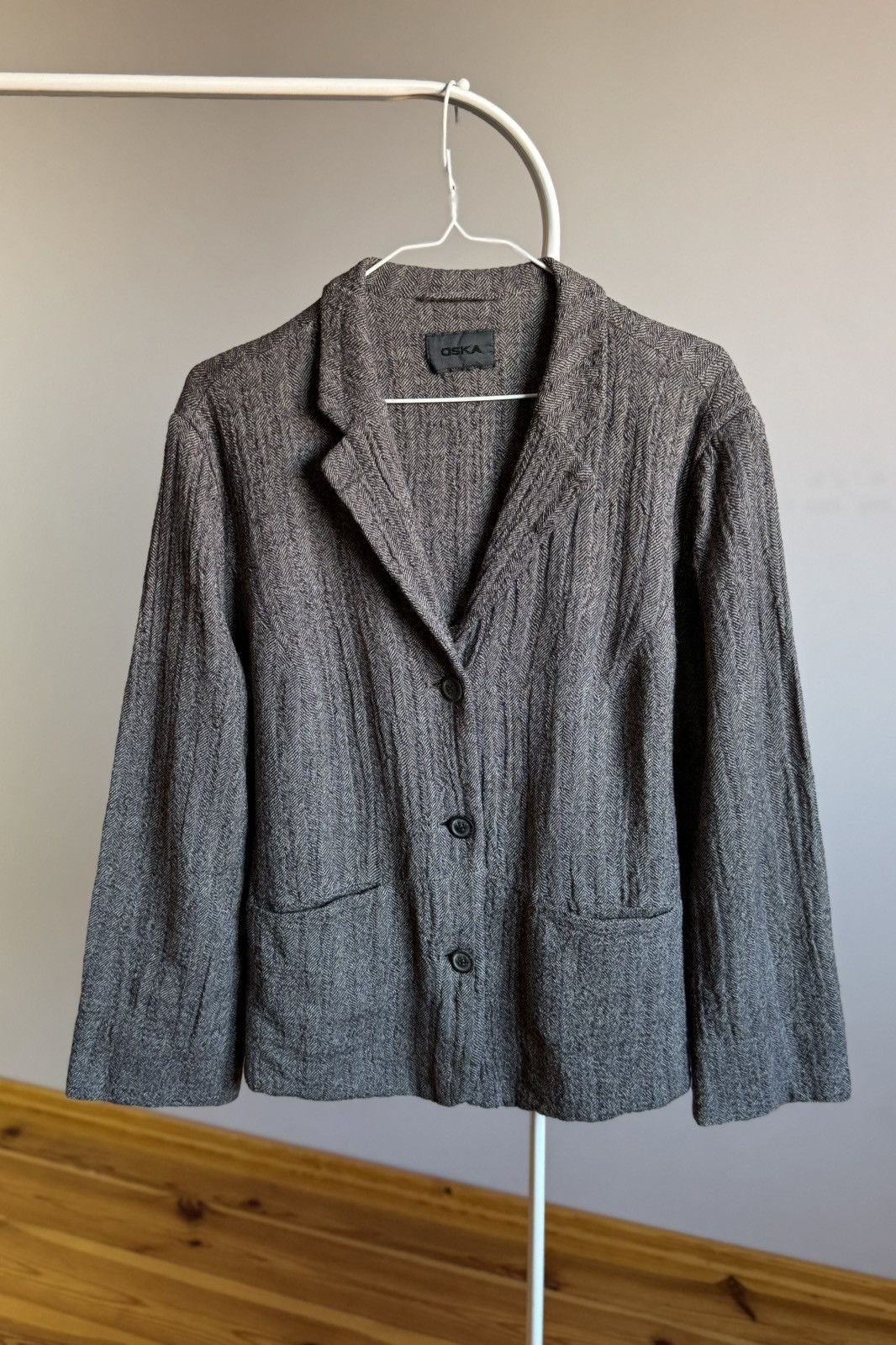 OSKA Oska Avant Garde Wool Blazer Coat 3 Women Size M / US 6-8 / IT 42-44 - 1 Thumbnail