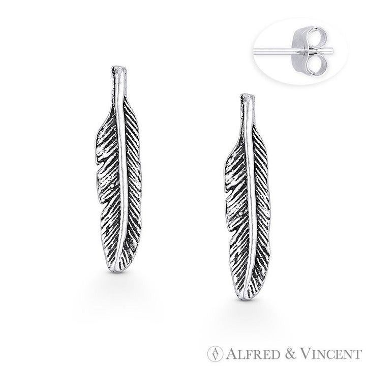 Other Bird's Wing Feather Charm Stud Earrings Size ONE SIZE - 1 Preview