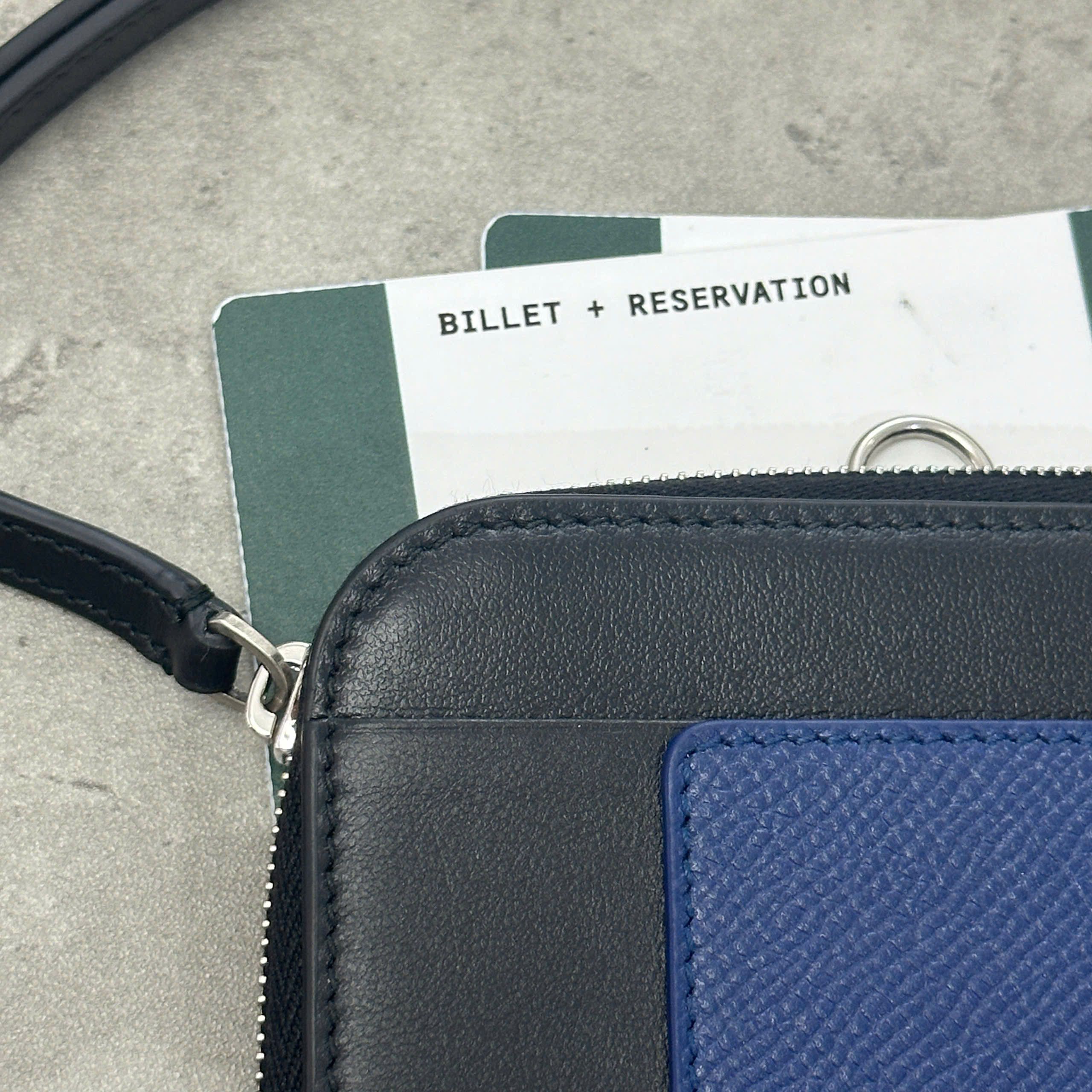 Balenciaga BALENCIAGA Men's Passport Phone Holder In Passport BLUE Size ONE SIZE - 5 Thumbnail