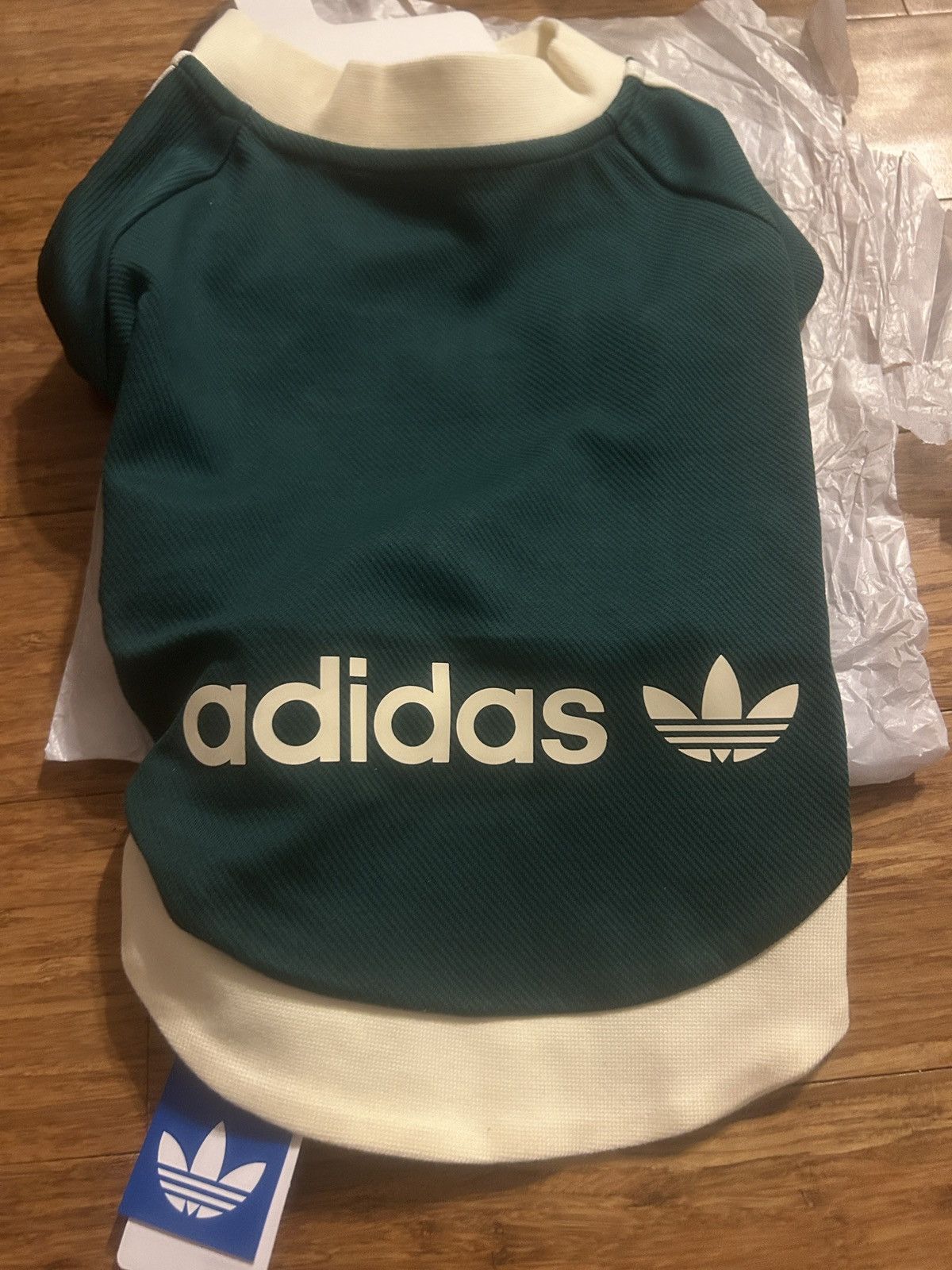 Adidas Adidas Originals Pet Tracksuit Zip-Up Jacket Dogs KU6861 Size ONE SIZE - 3 Thumbnail