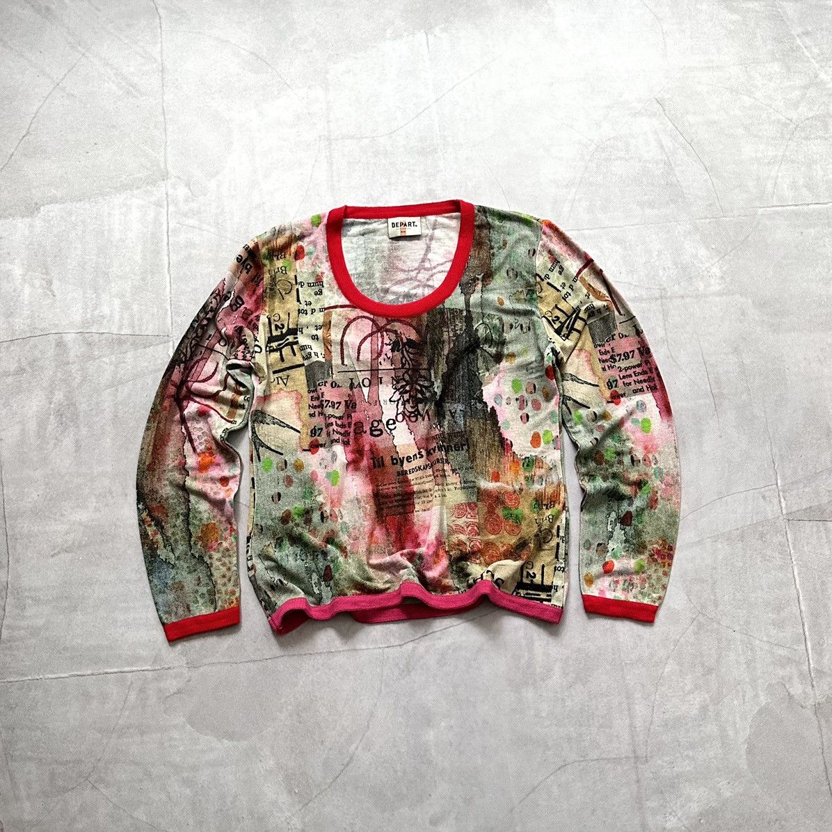 Hysteric Glamour 00s Hysteric Glamour Style Long Sleeve Sweater LGB Size M / US 6-8 / IT 42-44 - 1 Thumbnail