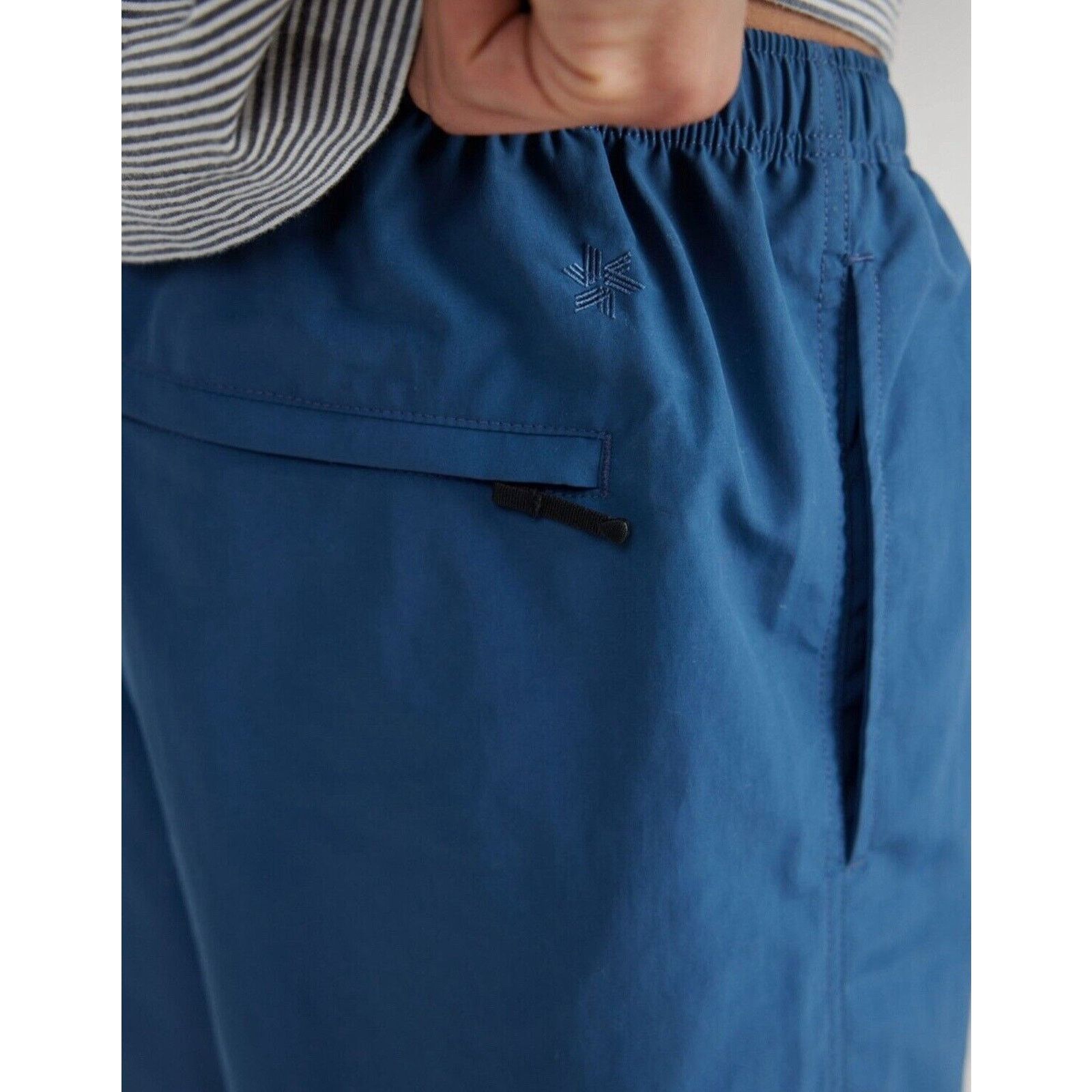 Goldwin NWT Goldwin Nylon Shorts 5" Moist Blue Large (4) Pockets Size US 34 / EU 50 - 4 Thumbnail