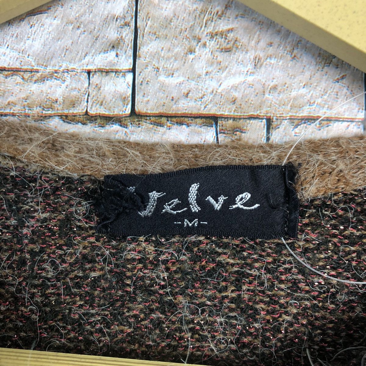 Japanese Brand Velve Brown mohair vintage Cardigan Knitwear #A763 Size S / US 4 / IT 40 - 9 Thumbnail