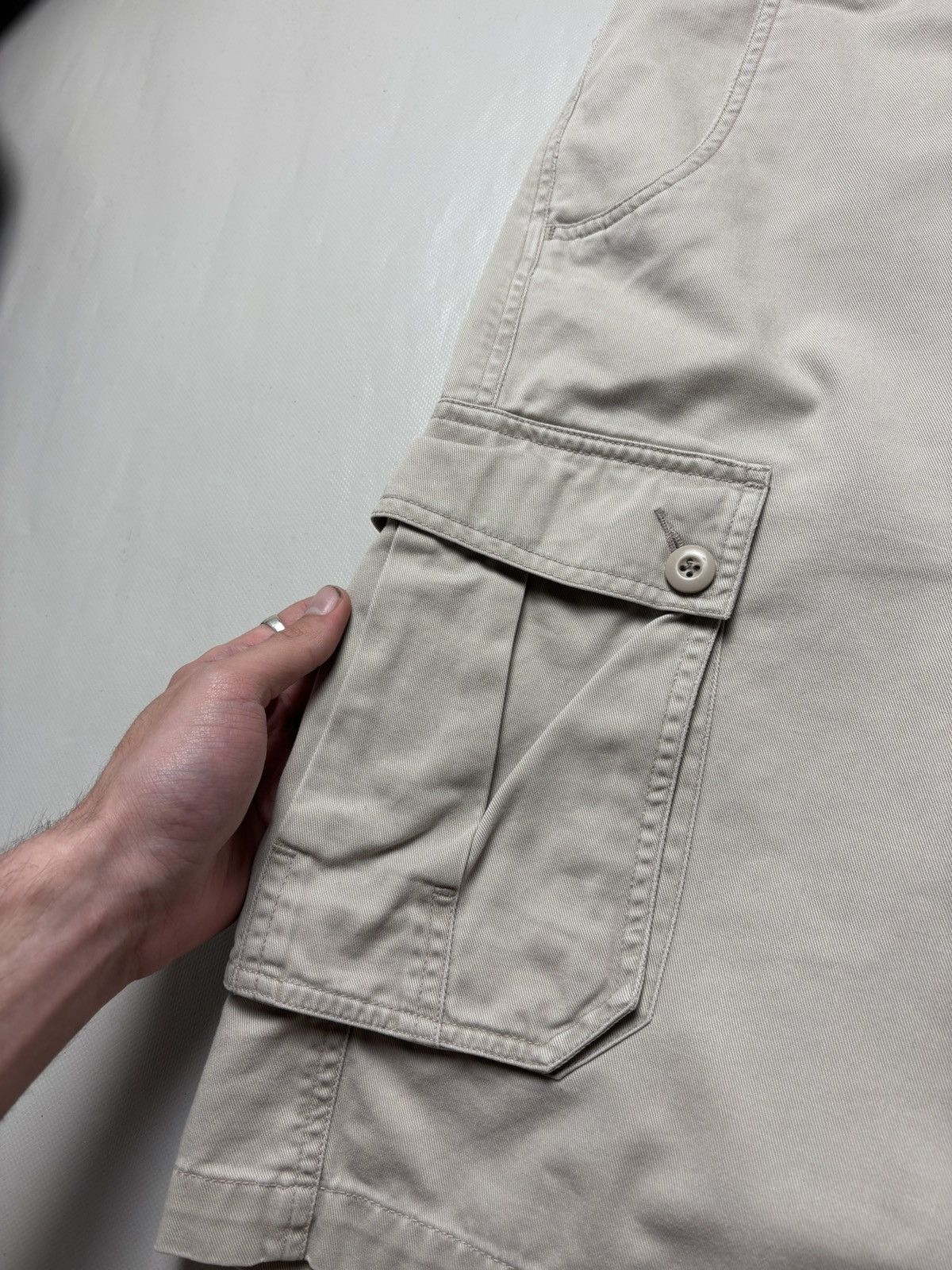 Vintage Fish Bone Vintage Cargo Shorts Size US 33 - 7 Thumbnail
