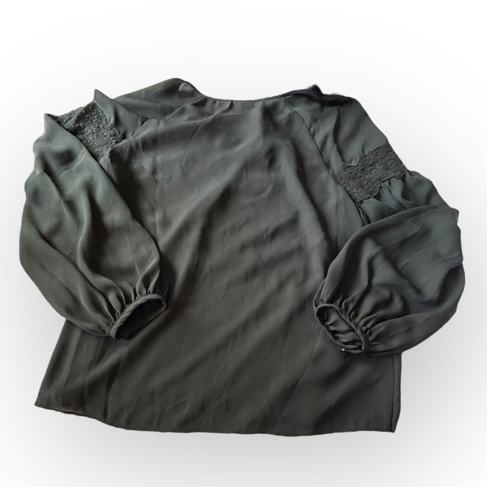 Worthington Women’s Black Worthington Blouse | Size Large Size L / US 10 / IT 46 - 5 Thumbnail