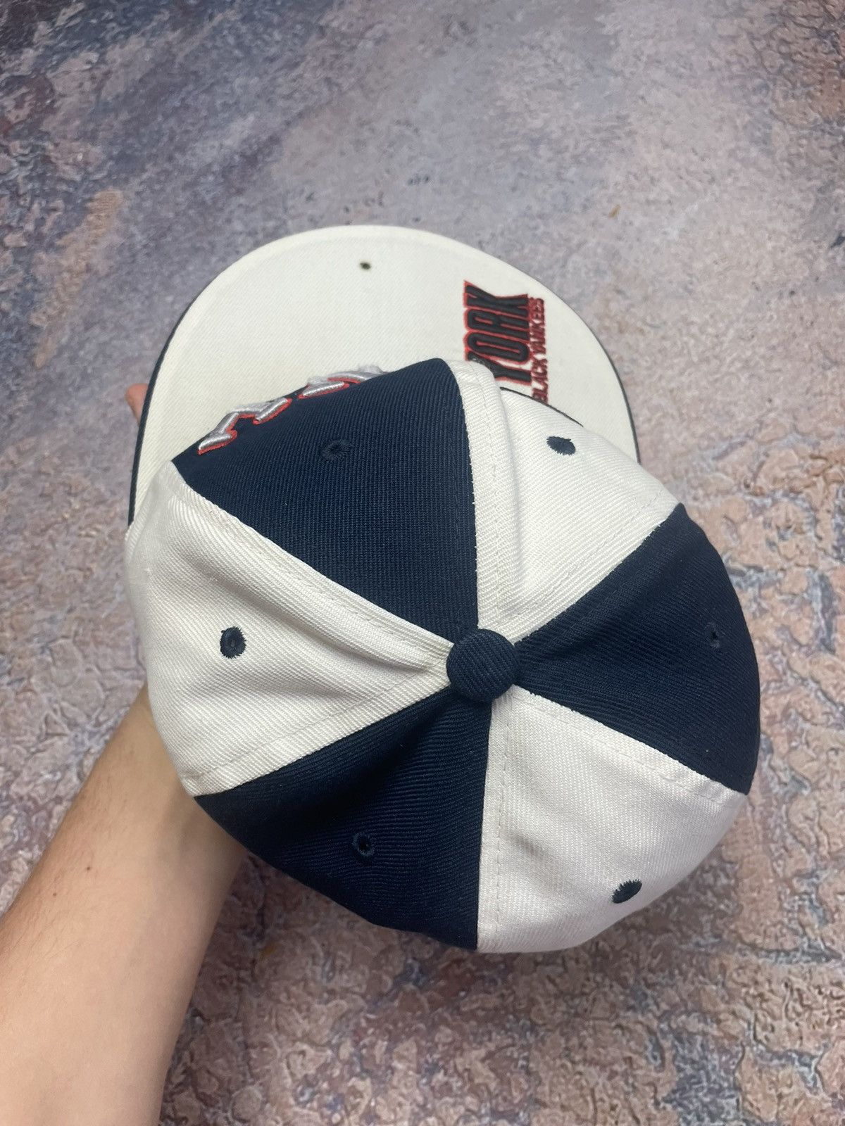 New York Yankees × Vintage Rare New York Yankees Big Logo Y2K Cap Size ONE SIZE - 6 Thumbnail