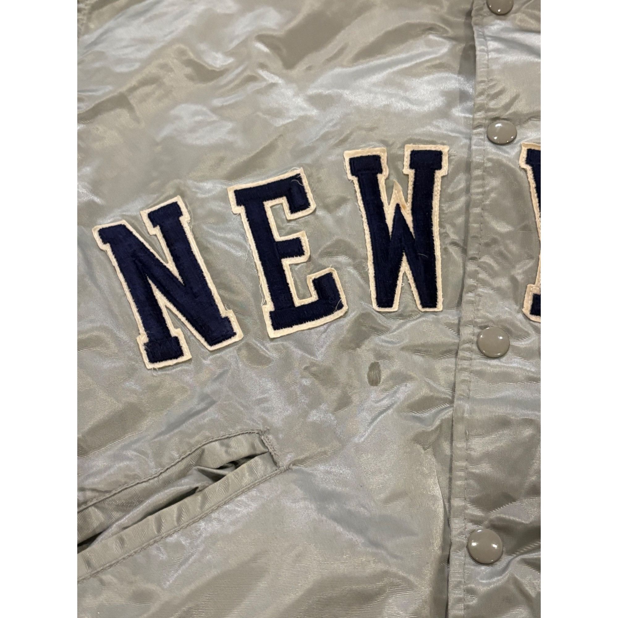 Other Vintage 1980's Felco New York Yankees Gray Satin Jacket Men' Size US M / EU 48-50 / 2 - 5 Thumbnail