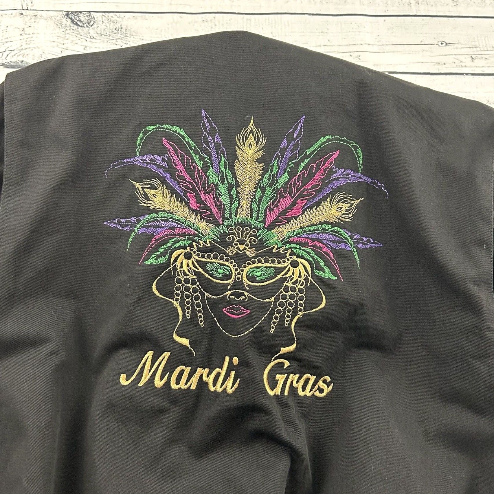 Vintage VINTAGE Golden Nugget Jacket Men's M Black Full Zip Cotton Size US M / EU 48-50 / 2 - 6 Thumbnail