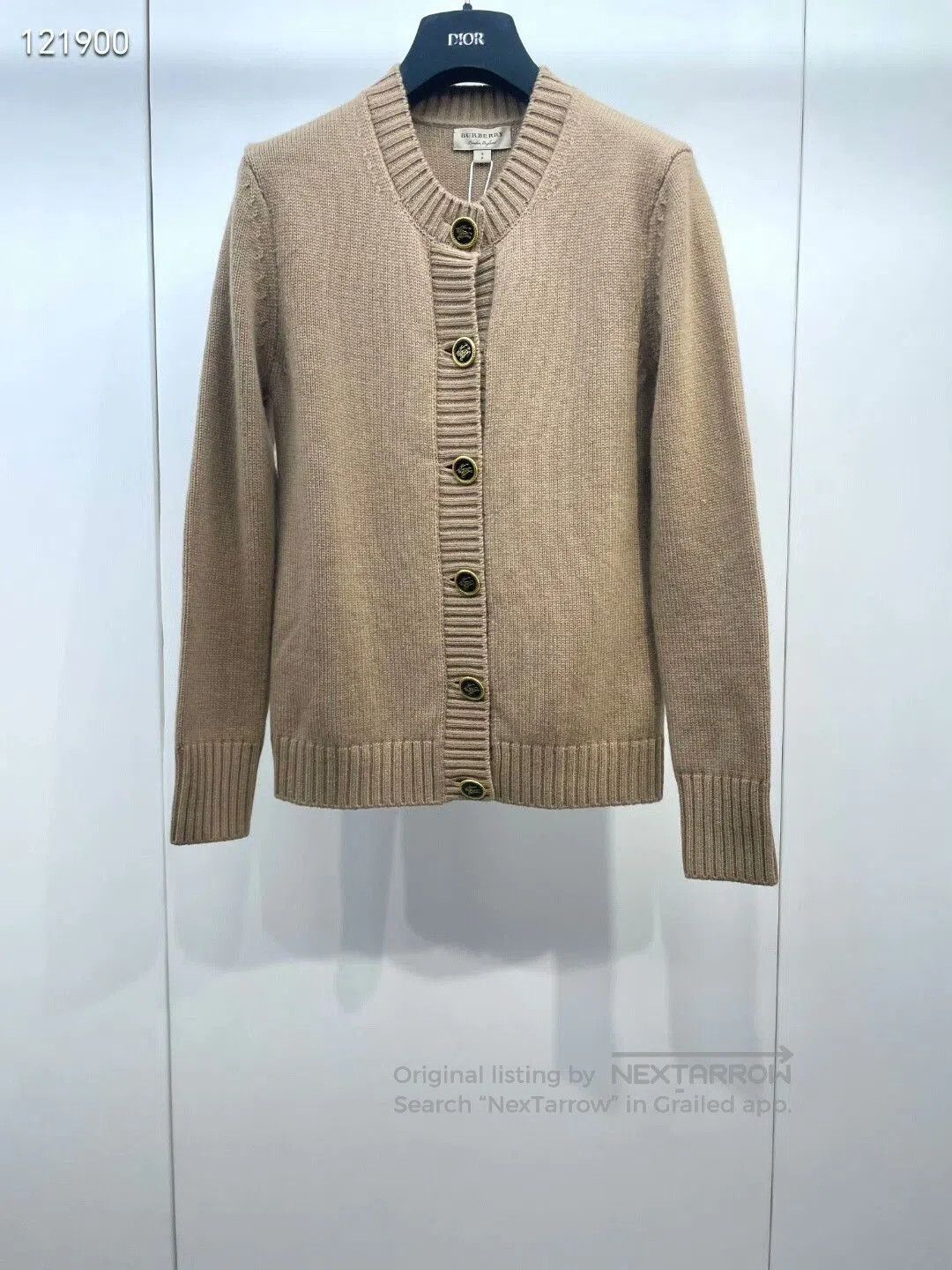 Burberry Burberry Basic Knit Cashmere Cardigan. Size US M / EU 48-50 / 2 - 1 Thumbnail