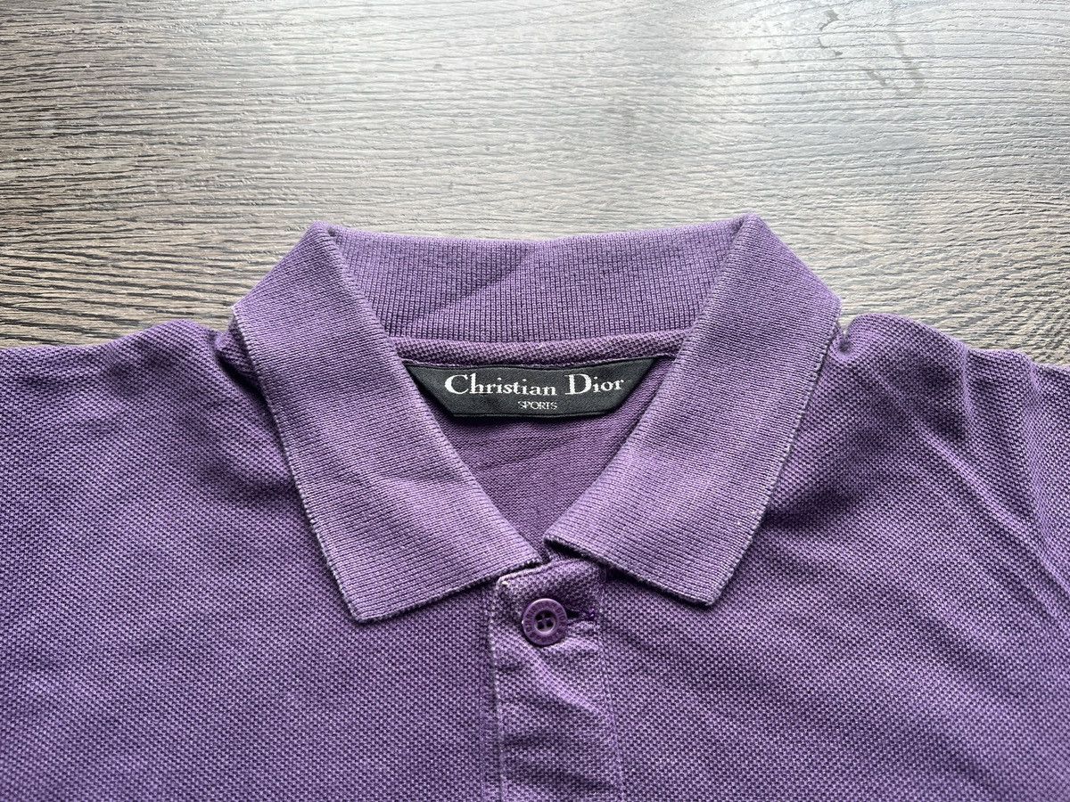Christian Dior Monsieur × Vintage Vintage Christian Dior Sport Long Sleeve Polo Shirt Size US L / EU 52-54 / 3 - 4 Thumbnail
