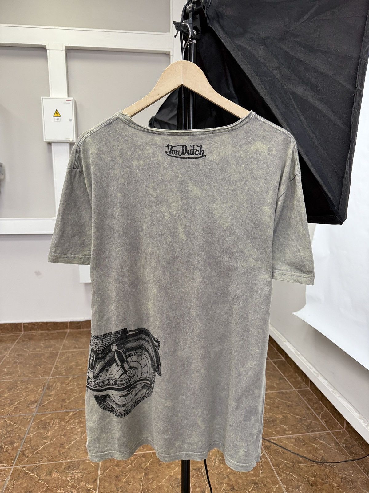 Von Dutch 🇺🇸 Vintage 90s Von Dutch Motorcycle Choppers T-Shirt Rare Size US XL / EU 56 / 4 - 2 Thumbnail