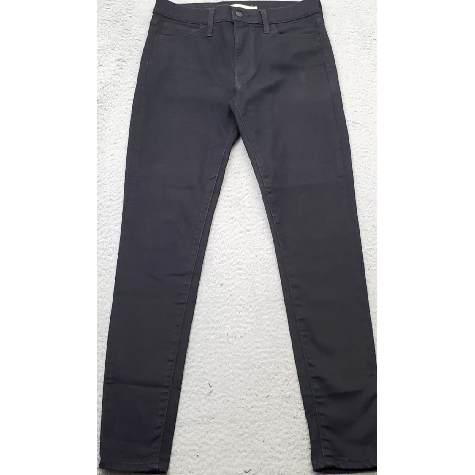 Levi's Levi's Jeans Womens Size 29 Black Denim 700 Series High Rise Skinny Leg 28.75" Inseam Dark Wash 5-Pocket Regular Size 29" - 2 Thumbnail