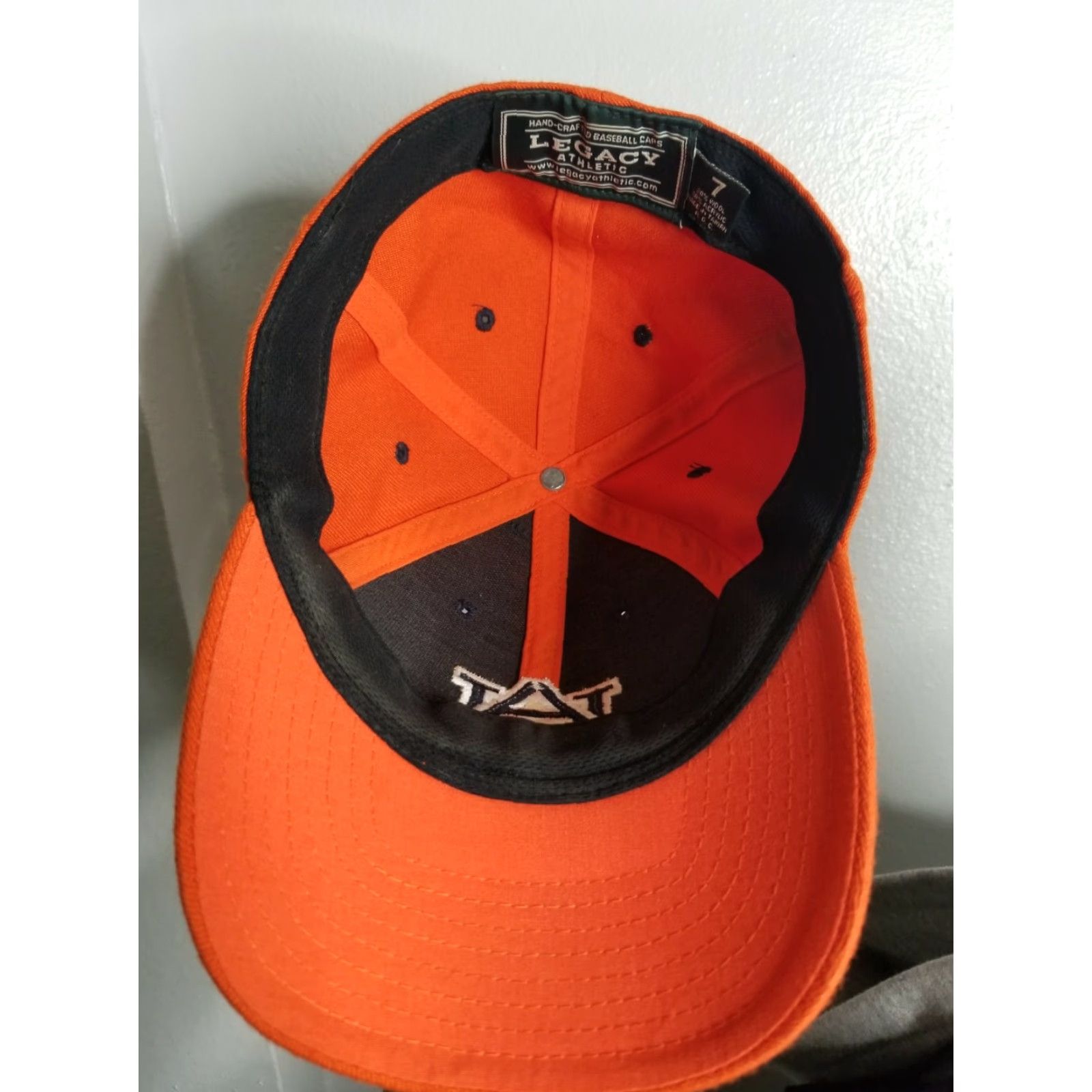 Our Legacy Legacy Hat 7 Orange Auburn University Wool Blend Fitted Baseball Cap Size ONE SIZE - 5 Thumbnail