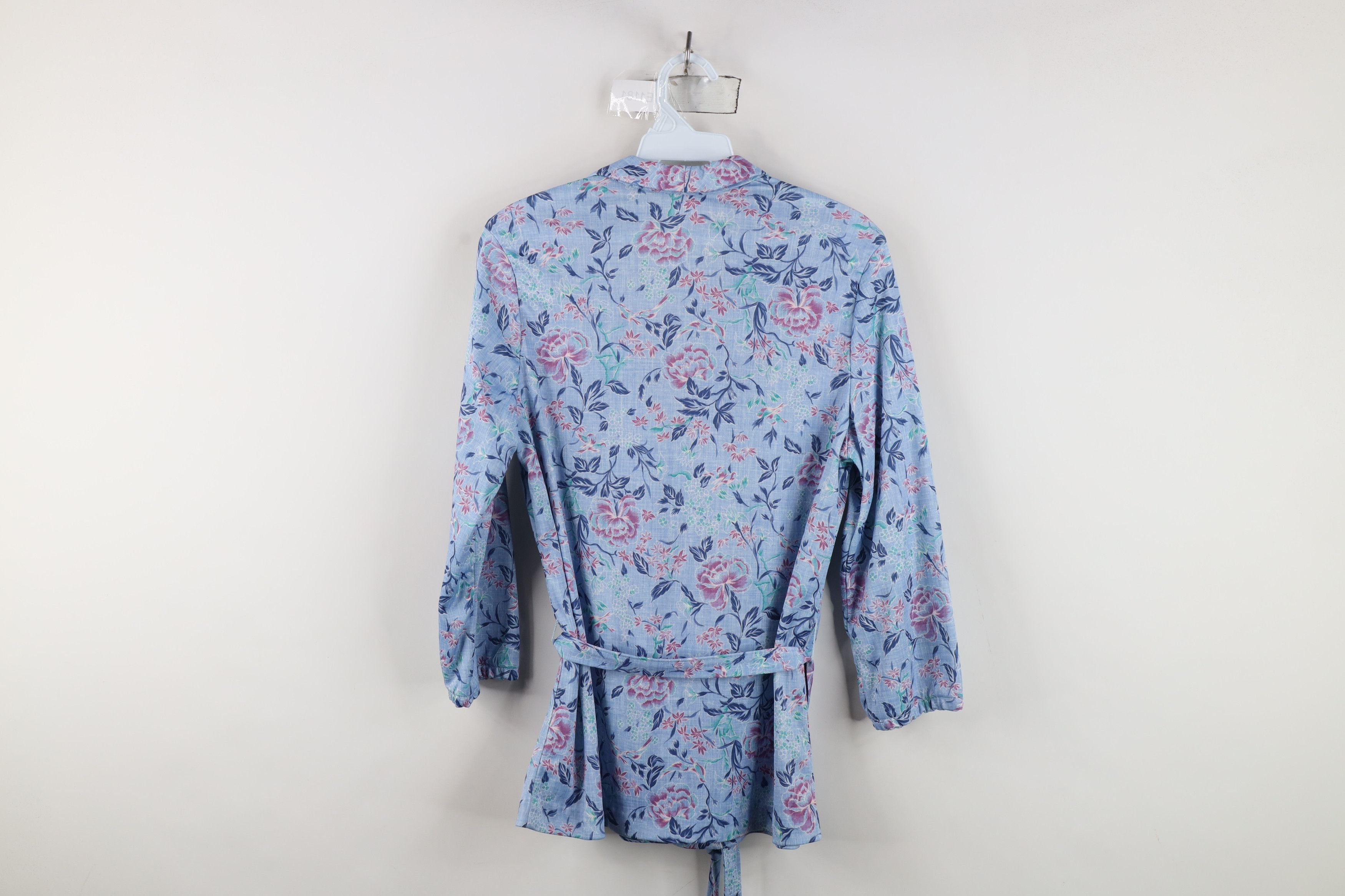 Vintage Vintage 70s Streetwear Flower Knit Button Shirt Polyester Size M / US 6-8 / IT 42-44 - 11 Thumbnail
