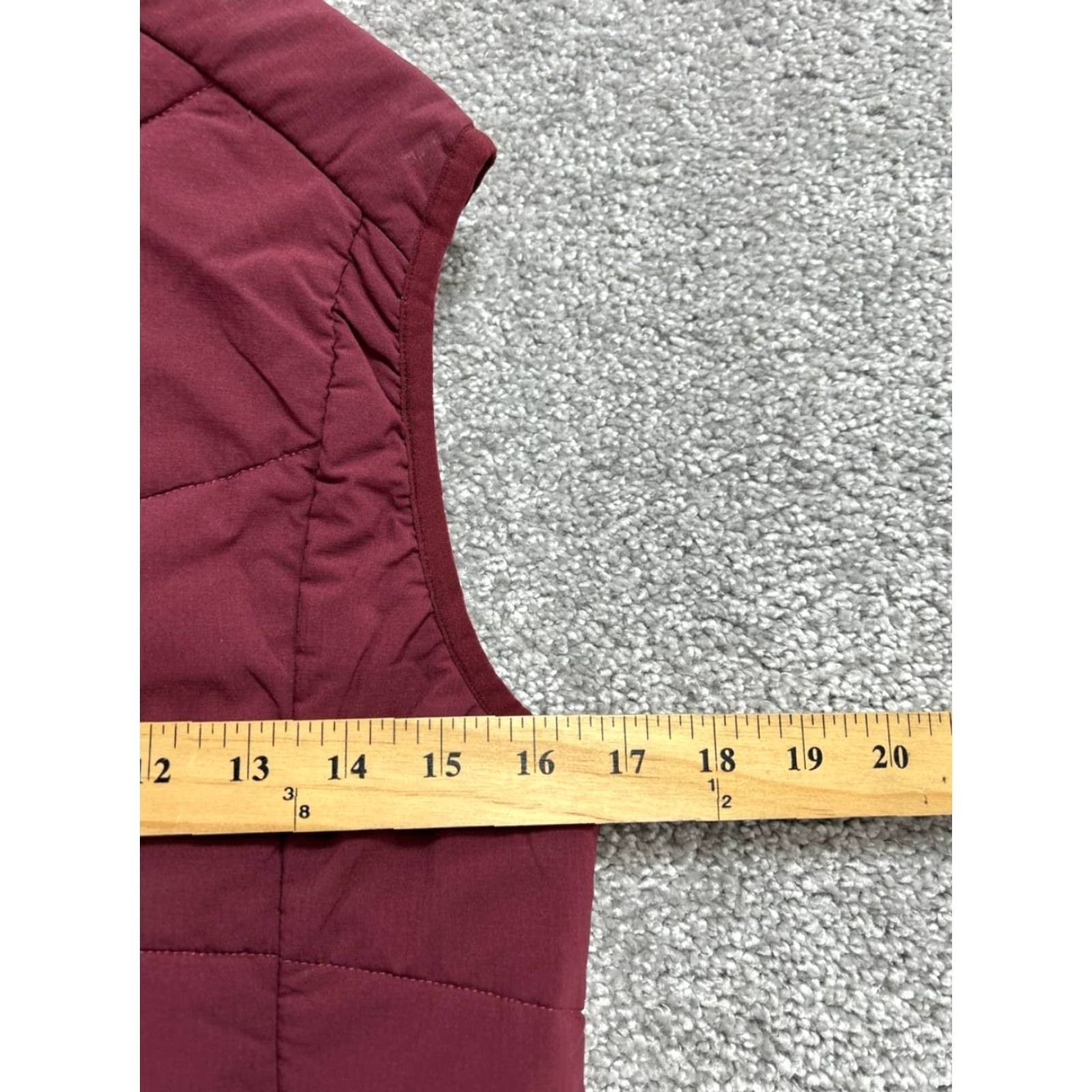 Vintage Backcountry Puffer Vest Womens Medium Red Full Zip Thermal Insulation Mock Neck Jacket Vest Size M / US 6-8 / IT 42-44 - 5 Thumbnail