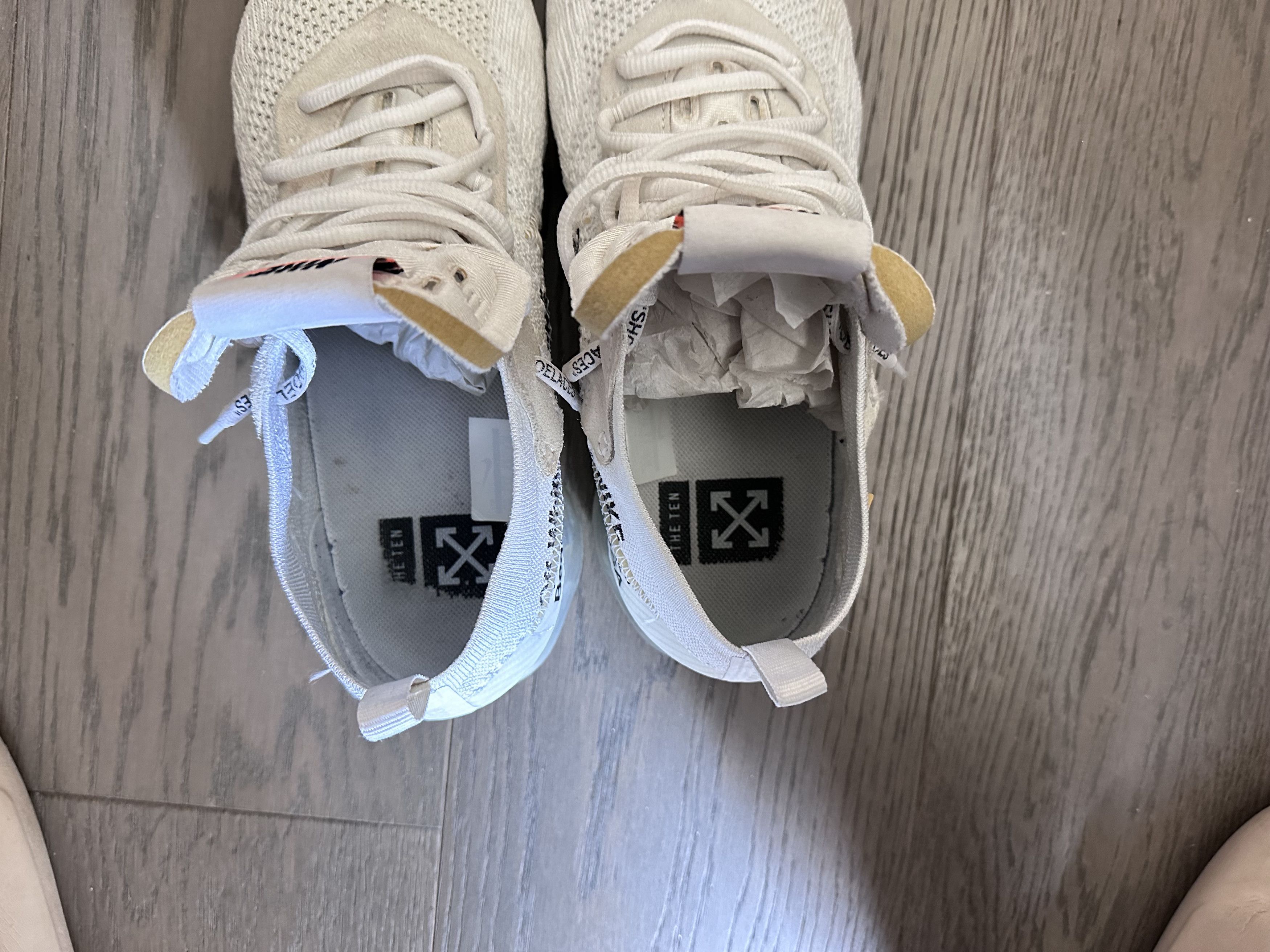 Nike × Off-White Nike Off White VaporMax White 2018 Size US 10.5 / EU 43-44 - 9 Thumbnail