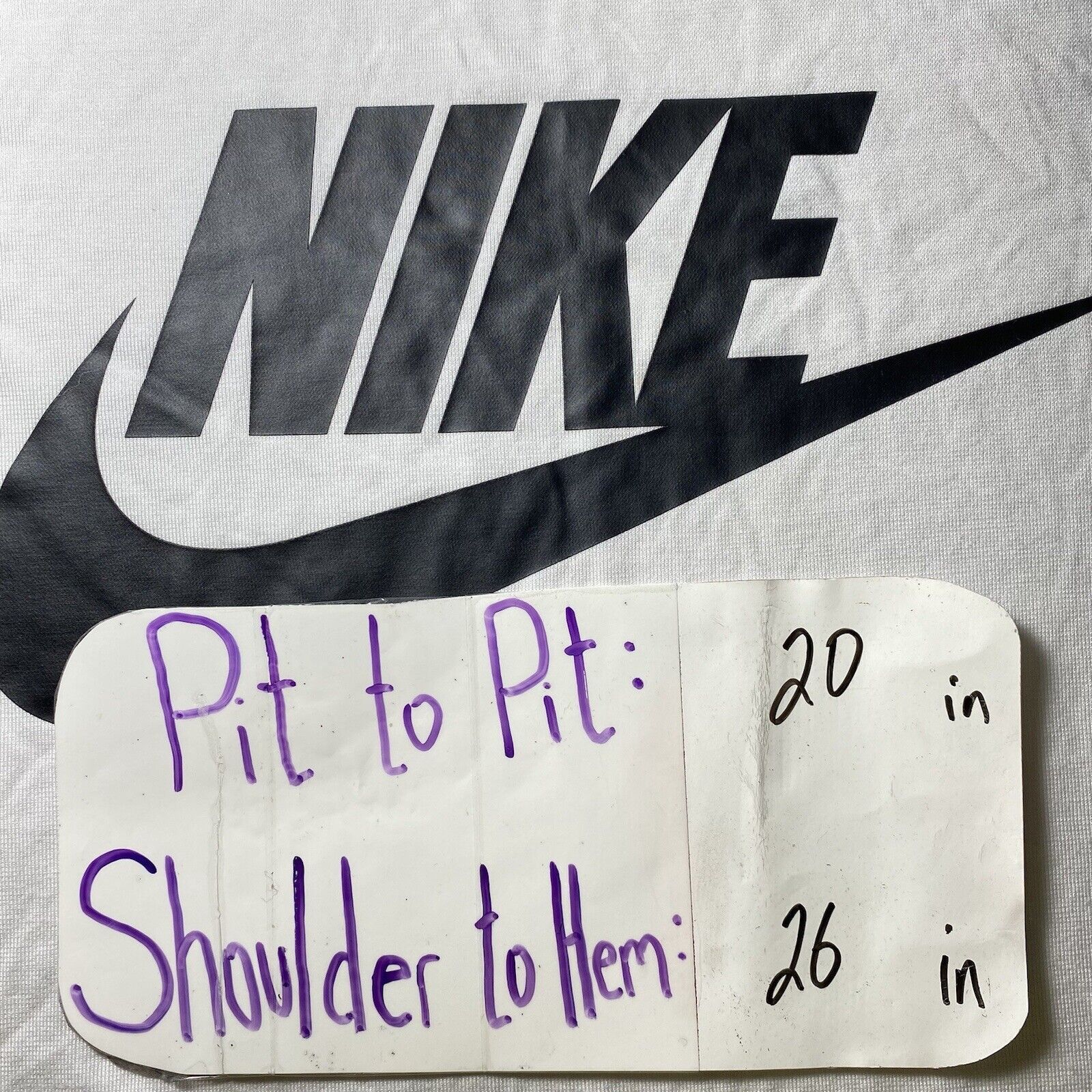 Nike Nike Medium White Graphic T Shirt Soft Stretch Modal Blend Size M / US 6-8 / IT 42-44 - 9 Thumbnail