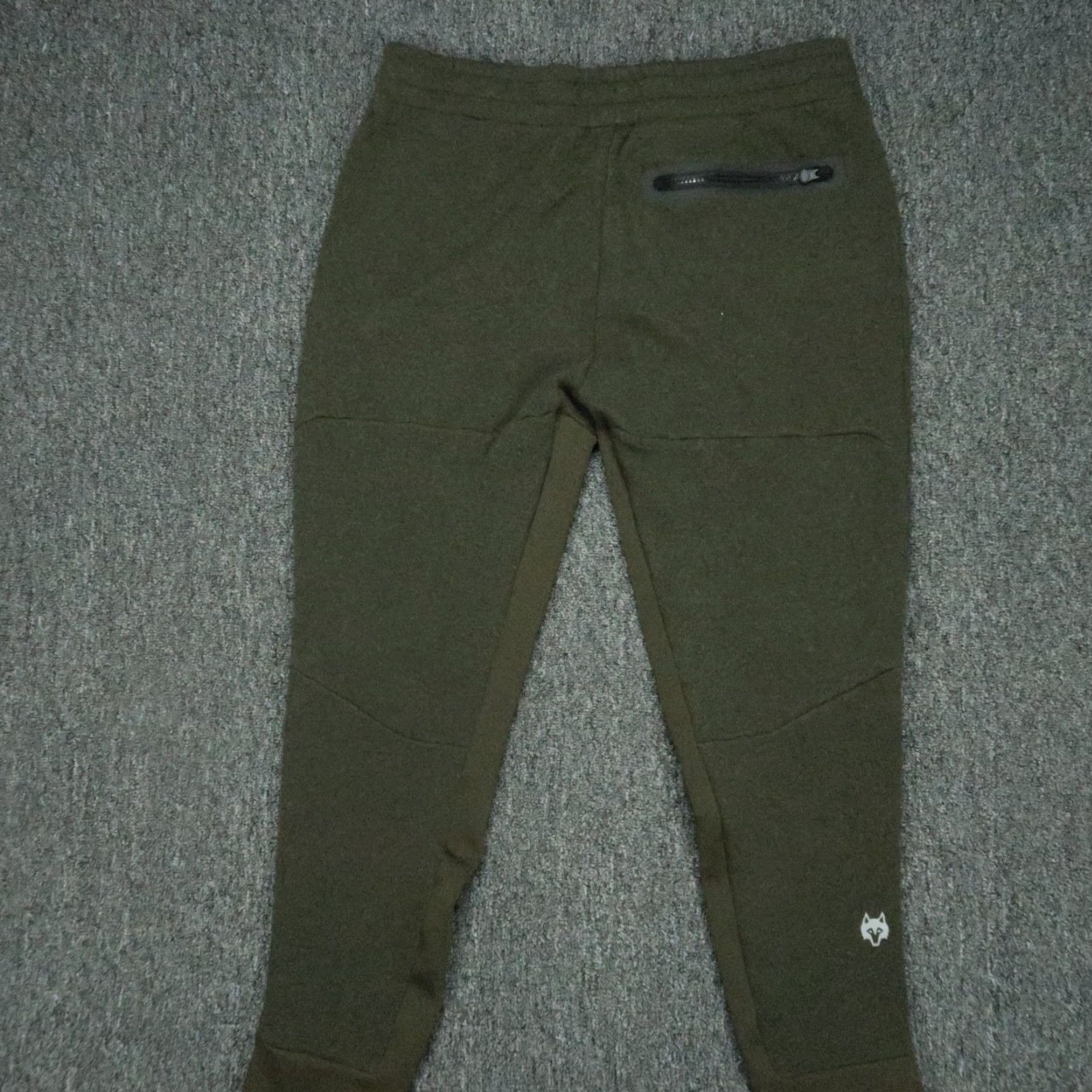 Vintage Greyson Pants Men M Green Sequoia Wool Blend Joggers Training Zip Pockets Slim Athletic 29in Inseam Size US 31 - 5 Thumbnail