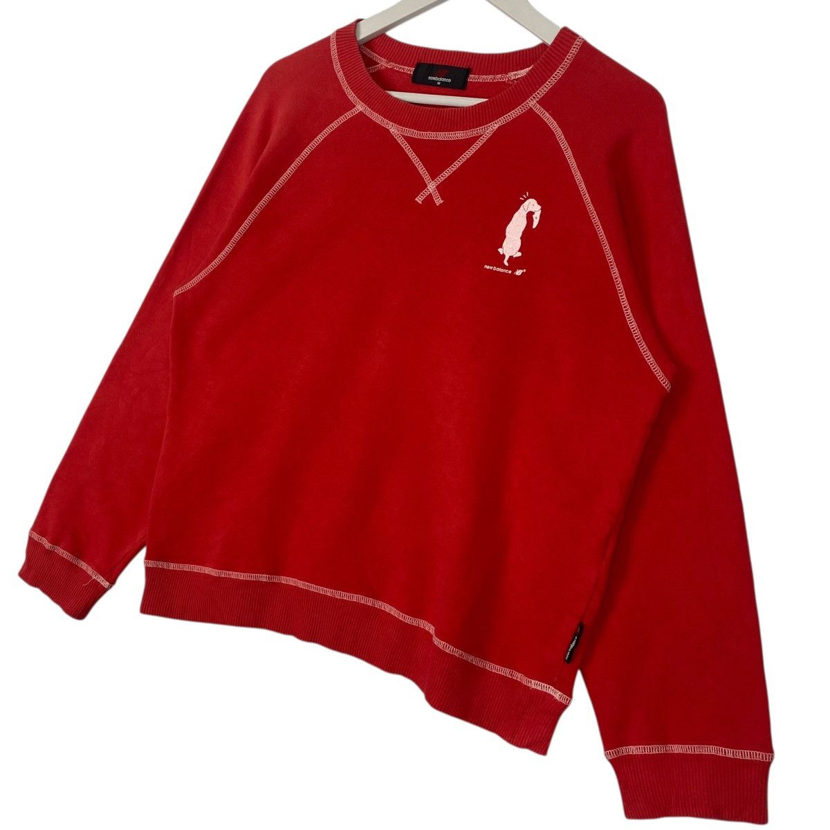 Other Vintage New Balance Sweatshirt Crewneck Red Pullover Size M Size US M / EU 48-50 / 2 - 2 Thumbnail