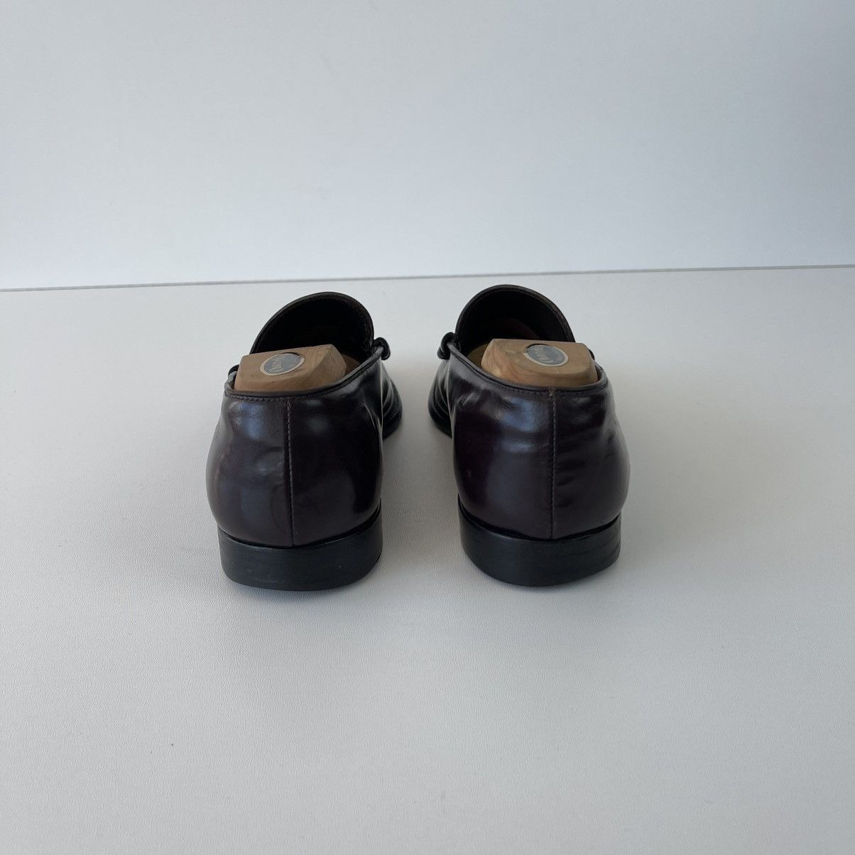 Prada Prada Penny Loafers Leather Shoes Burgundy 1 2D 0915 Size US 6.5 / EU 39-40 - 7 Thumbnail