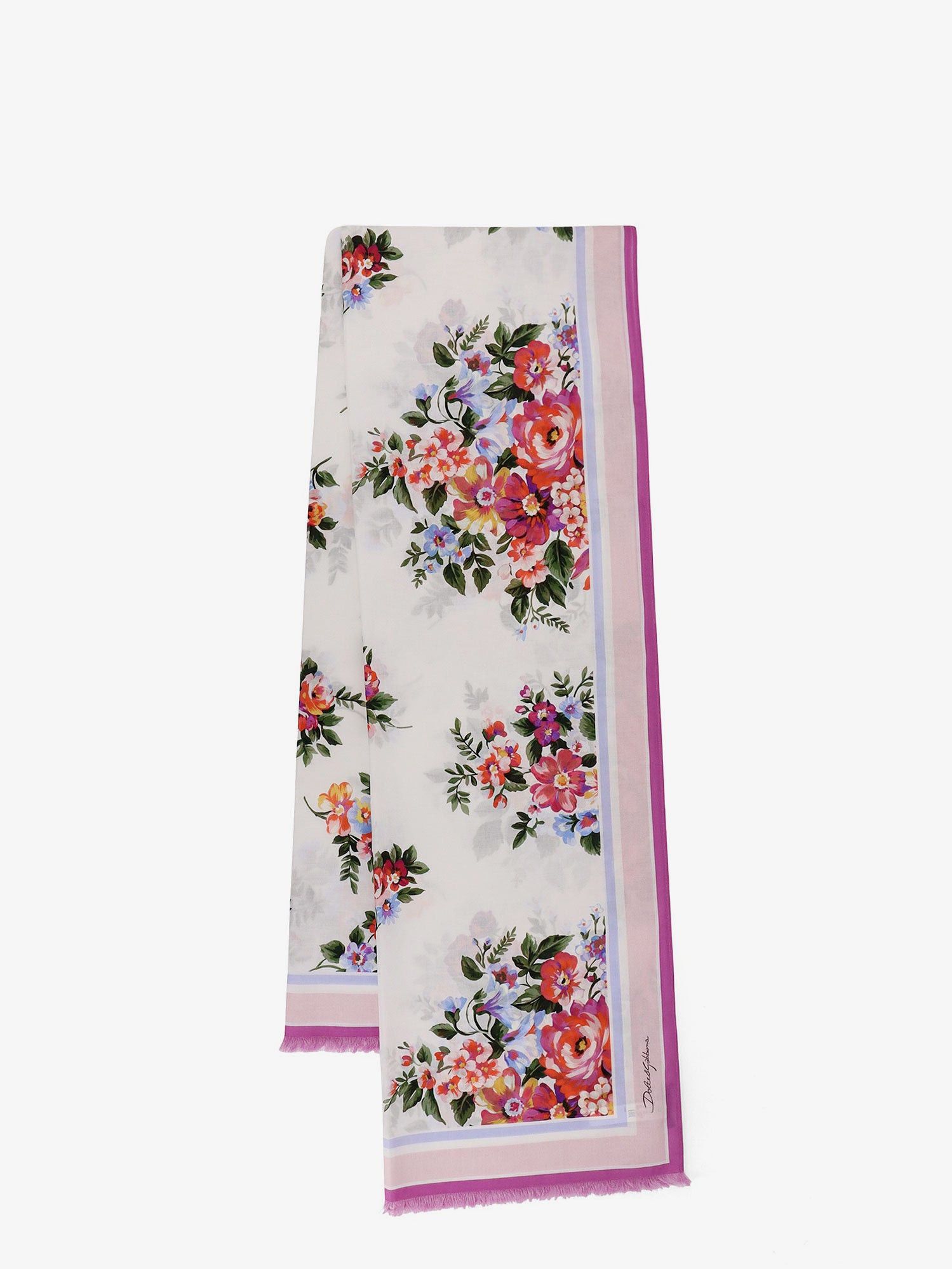 Dolce & Gabbana Cotton Beach Wrap With Floral Print Size M / US 6-8 / IT 42-44 - 1 Thumbnail