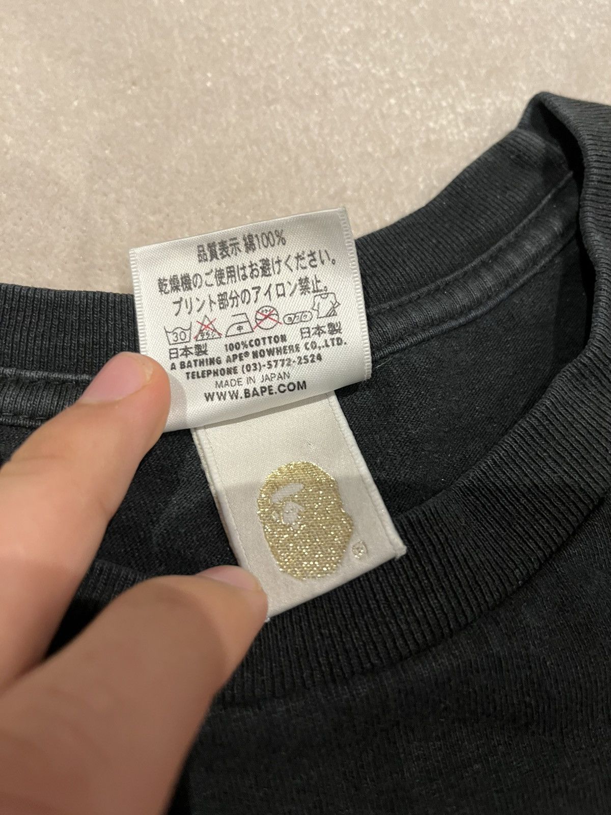 Bape Bape x Medicom Be@rbrick College Tee Size US M / EU 48-50 / 2 - 4 Thumbnail
