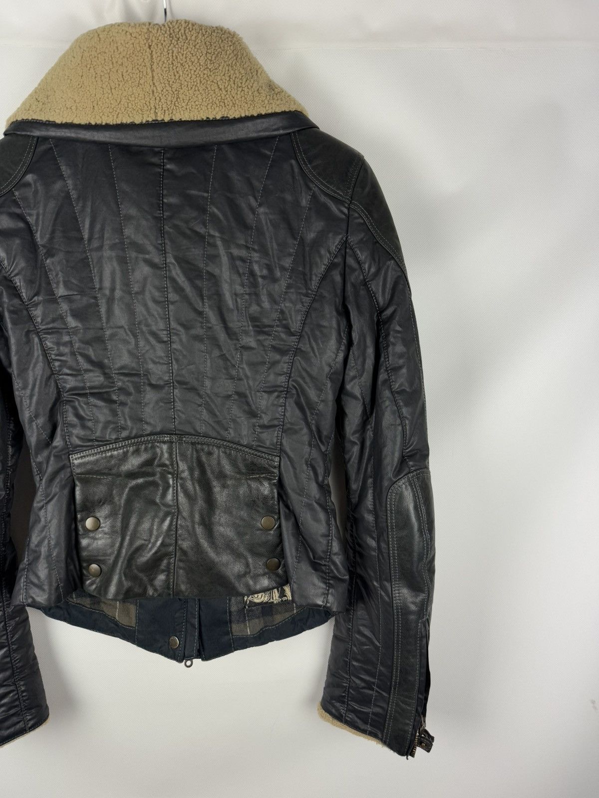 Matchless Matchless Ladies Motorcycle Biker Jacket Size 40 Size S / US 4 / IT 40 - 13 Thumbnail