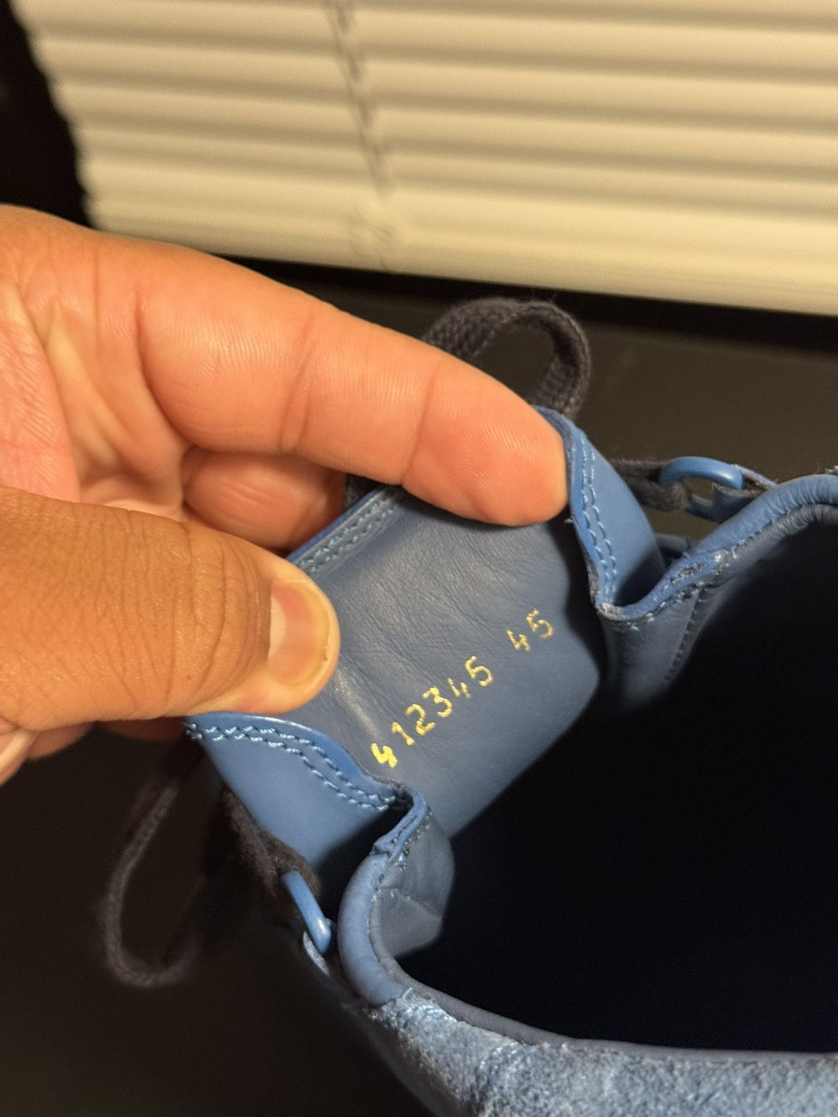 Balenciaga Balenciaga Arena Blue Half Leather Half Suede Sneakers 12 US Size US 12 / EU 45 - 18 Thumbnail