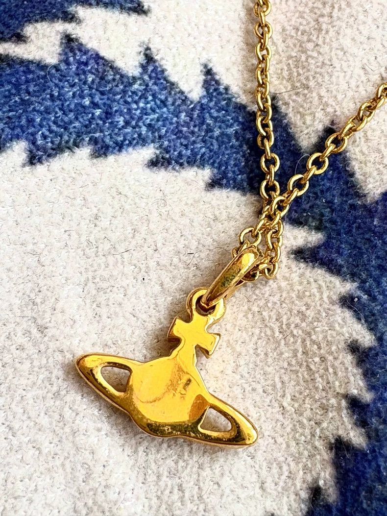 Vivienne Westwood Vivienne Westwood Golden Saturn Necklace Size ONE SIZE - 5 Thumbnail