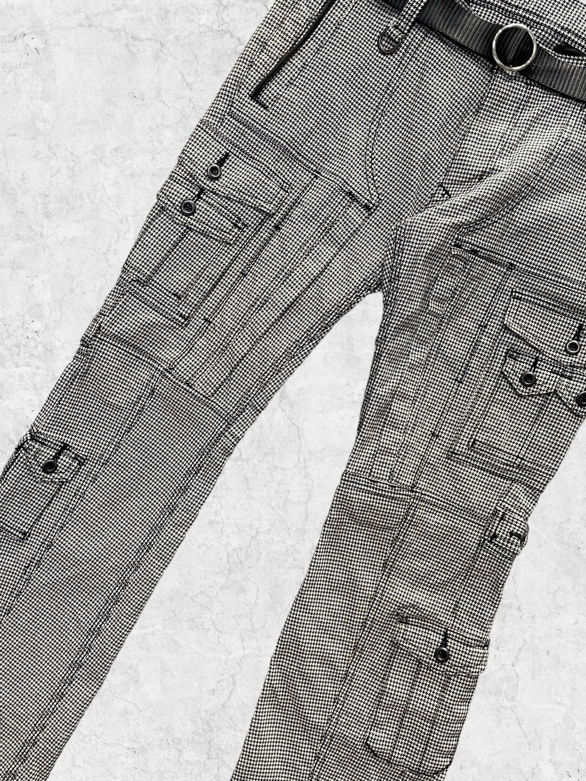HIDEAWAYS × Japanese Brand × Vintage Hideaways Nicole Bondage Flared Cargo Pants With Belt Size US 32 / EU 48 - 7 Thumbnail