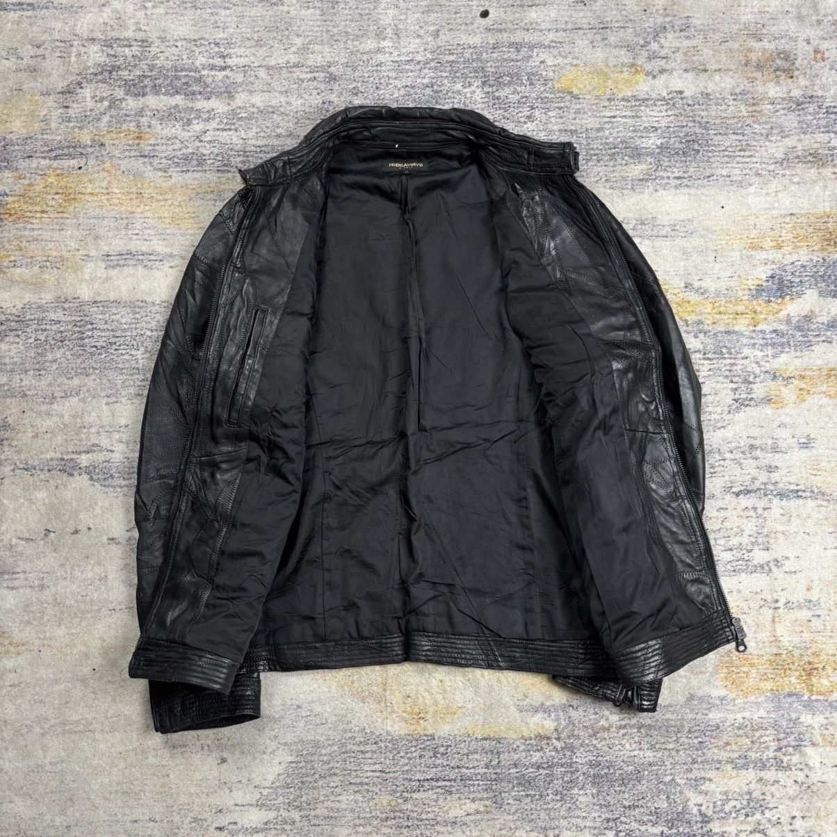 Tornado Mart Hideaways Nicole patchwork riders leather jacket vkei style Size US M / EU 48-50 / 2 - 8 Thumbnail