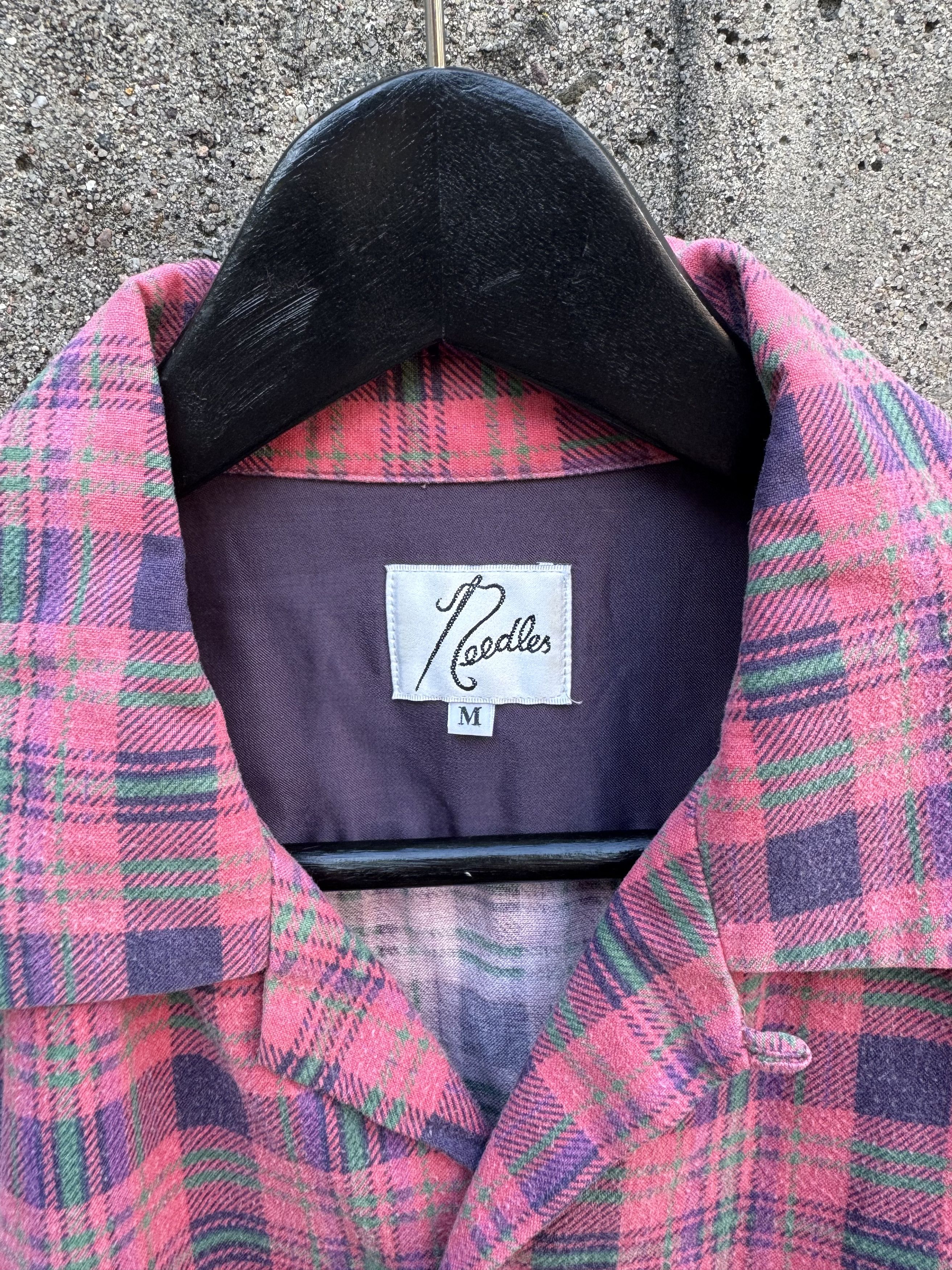 Needles Raw Hem Plaid Flannel Shirt Size US M / EU 48-50 / 2 - 3 Thumbnail