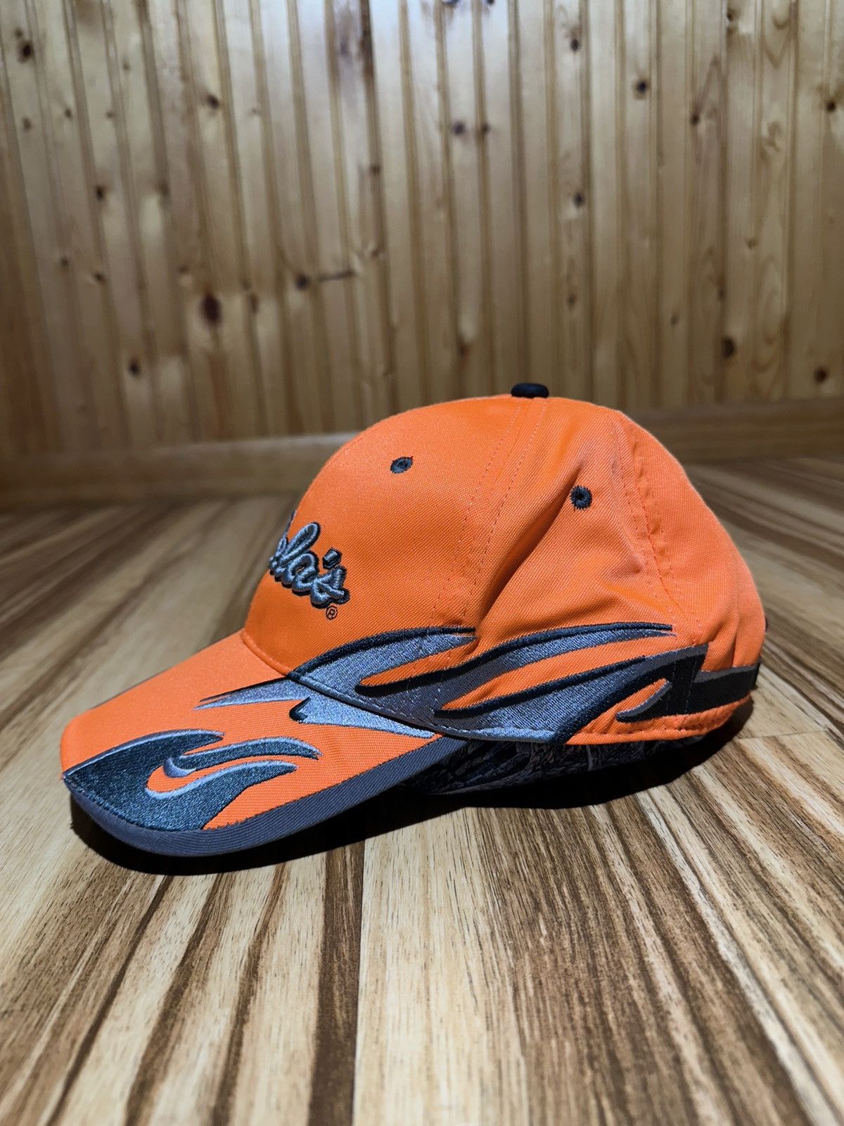 Cabelas Vint Cabela's Vibrant Orange Cap with Silver & Black Accents Size ONE SIZE - 5 Thumbnail