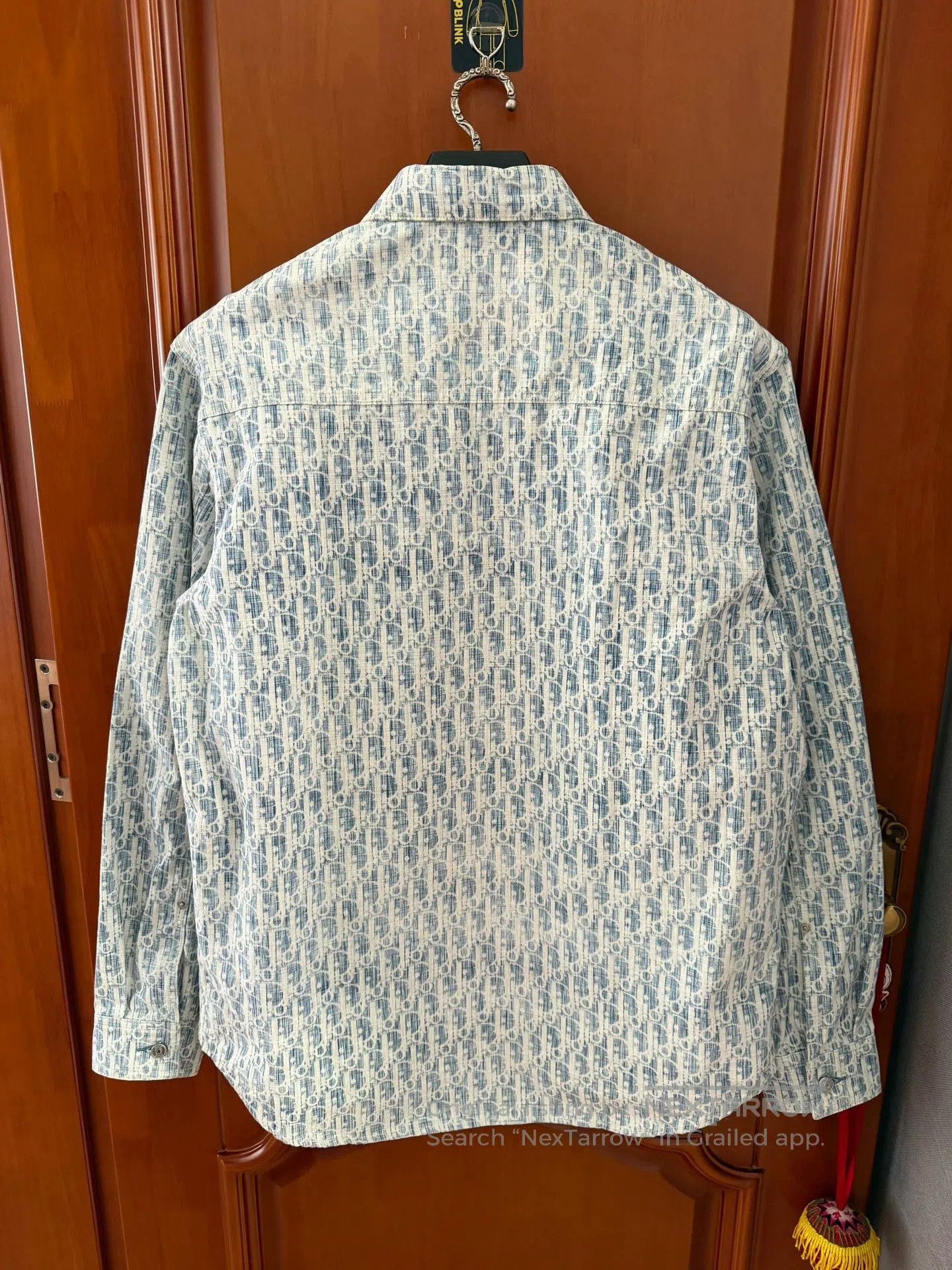 Dior dior blue and white logo denim shirt. Size US L / EU 52-54 / 3 - 2 Thumbnail