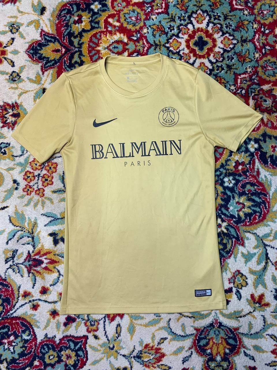 Balmain x psg short sleeve jersey best sale