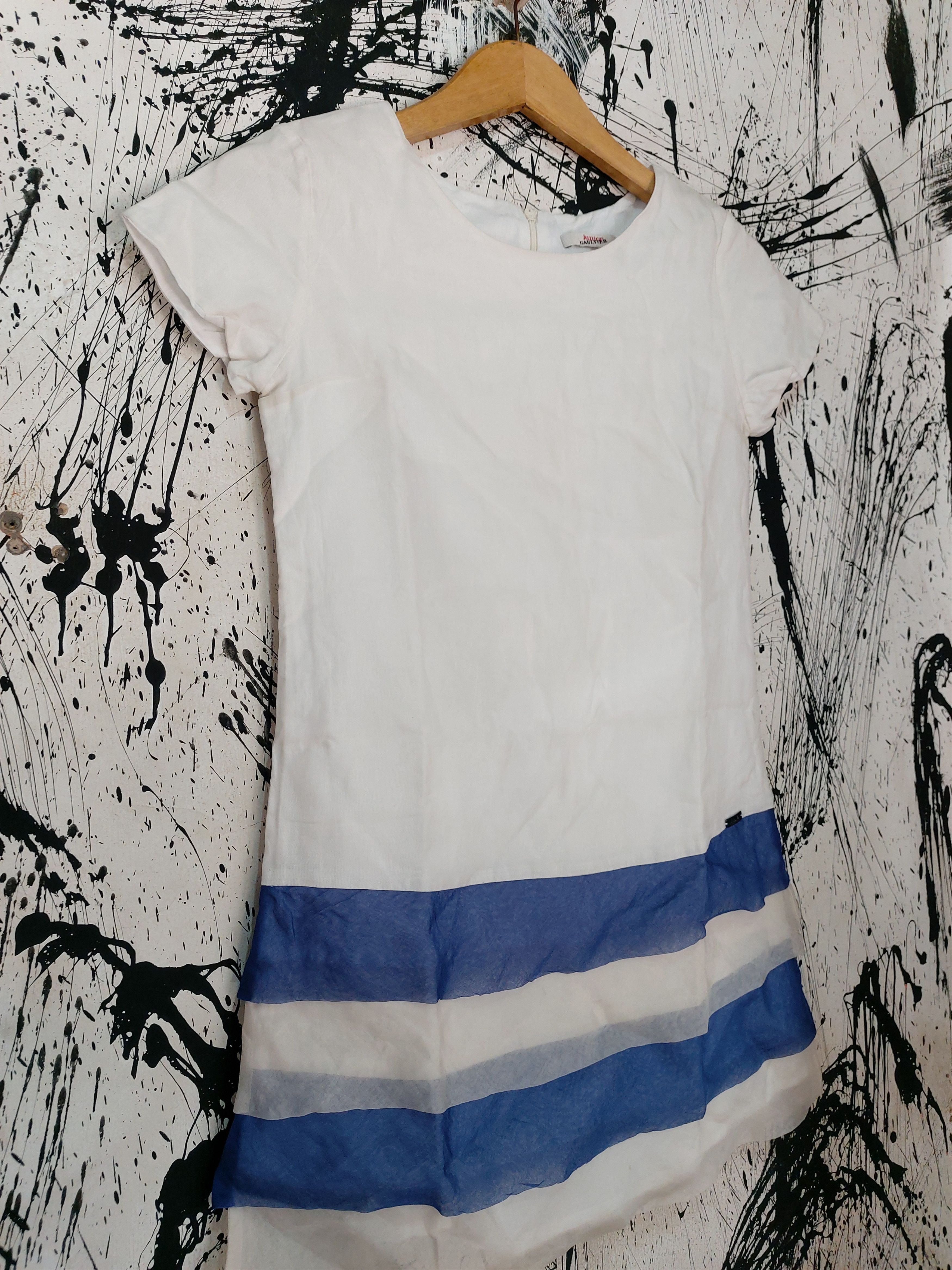 Jean Paul Gaultier JEAN PAUL GAULTIER JUNIOR DOUBLE LAYER MIDI DRESS Size M / US 6-8 / IT 42-44 - 2 Thumbnail