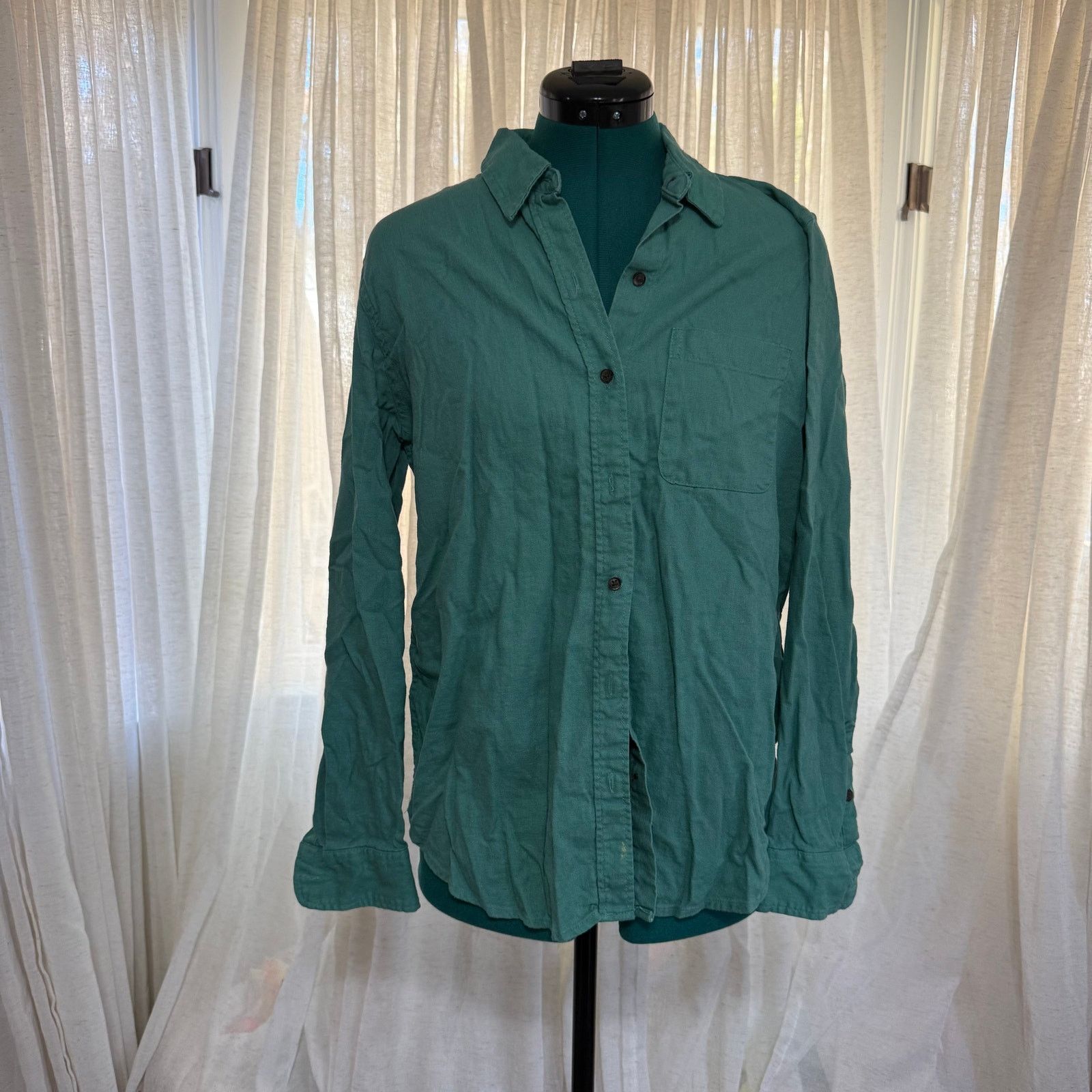 Other Universal Thread Teal Button-Down Shirt | Sz S Size S / US 4 / IT 40 - 2 Thumbnail