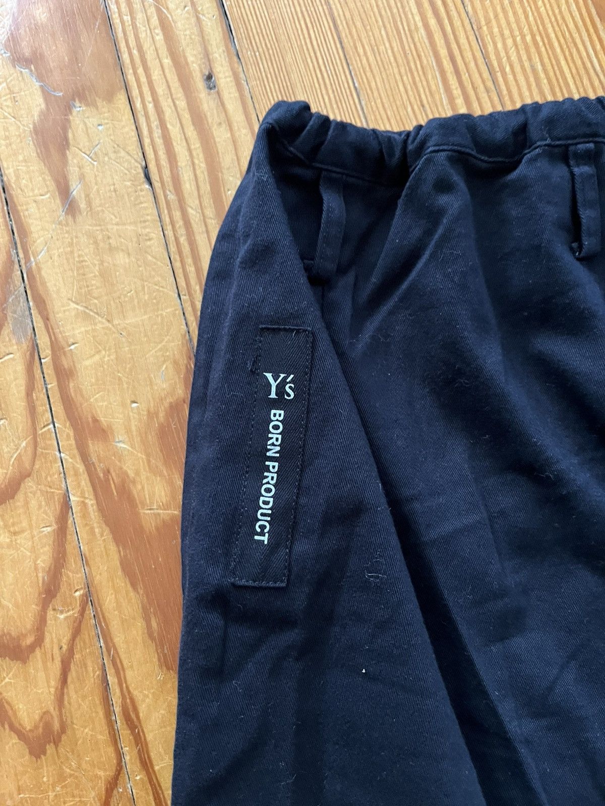 Yohji Yamamoto Yohji Yamamoto Y’s Wide Long Twill Shorts Black Size US 30 / EU 46 - 3 Thumbnail