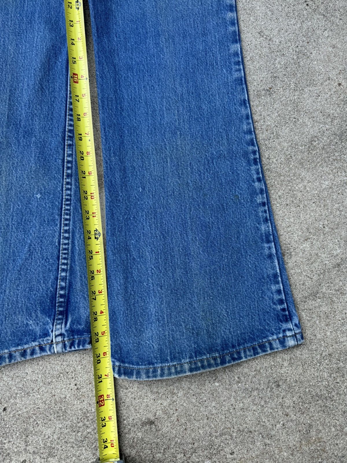 Levi's × Vintage Vtg 70s Levi’s 646 Orange Tab Bellbottom Flare Jeans 32x31 Size US 32 / EU 48 - 10 Thumbnail
