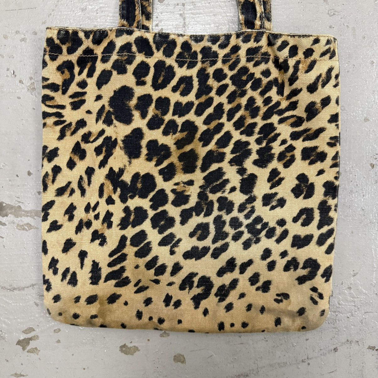 Trussardi Authentic Trussardi Made In Italy Canvas Leopard Tote Bag Size ONE SIZE - 3 Thumbnail
