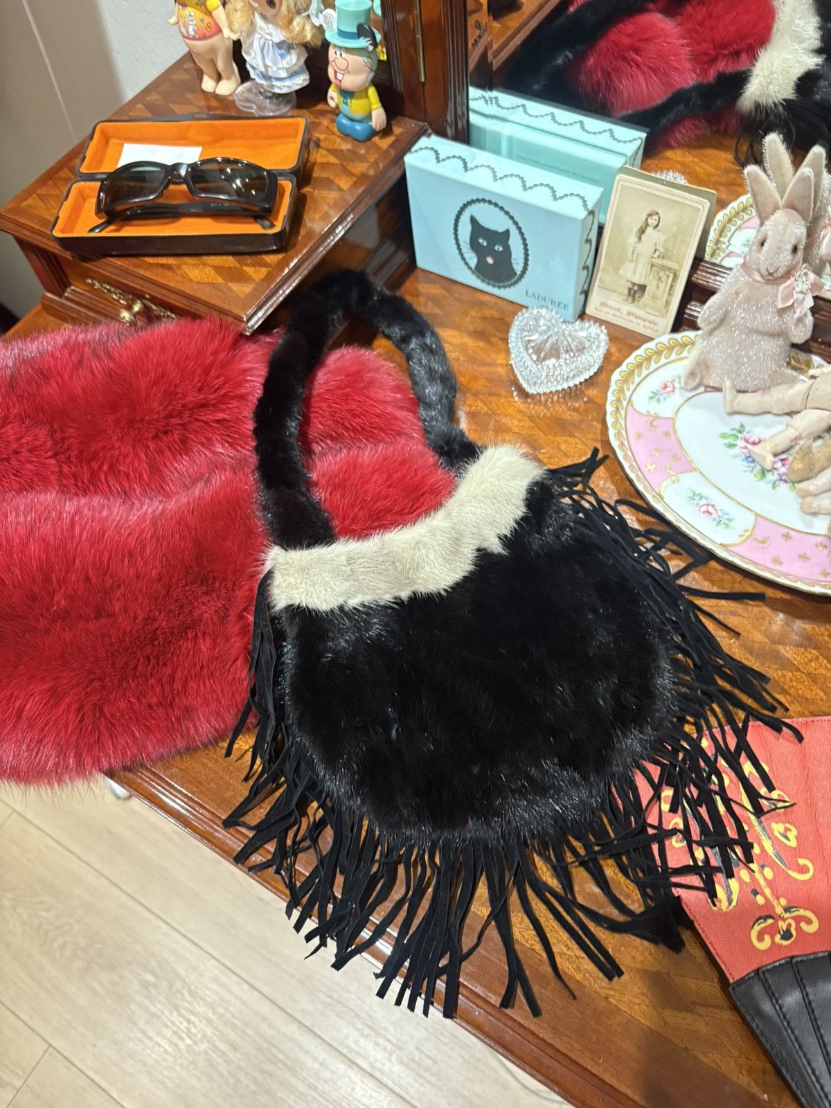 Vintage fur bag Size ONE SIZE - 3 Thumbnail
