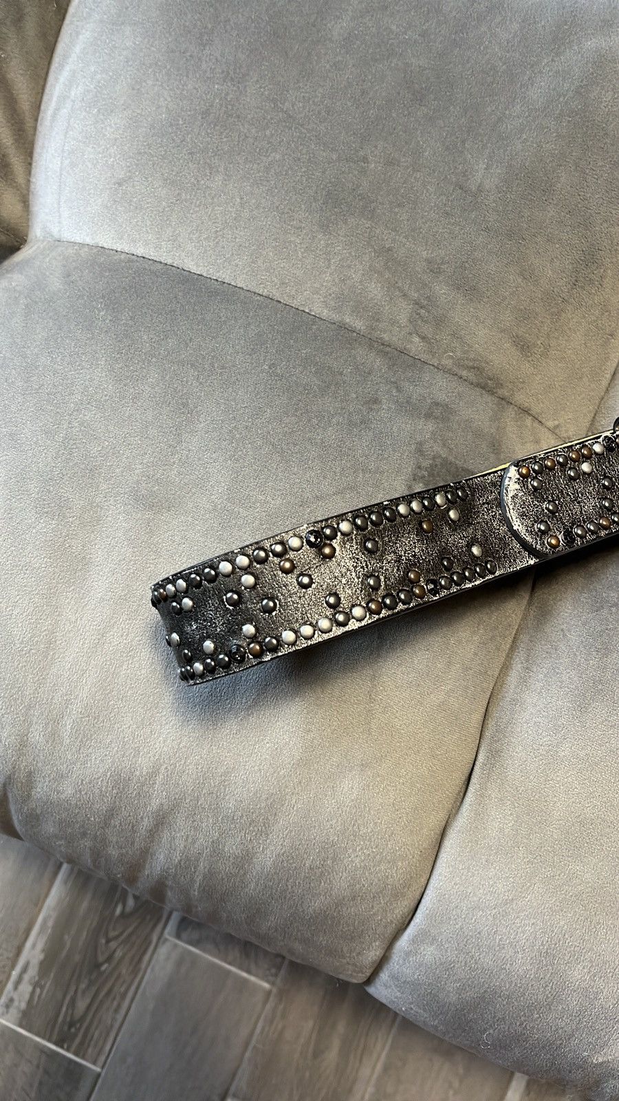 Japanese Brand × Vintage Vintage Rhinestones Distressed bb simon style belst Size ONE SIZE - 3 Thumbnail