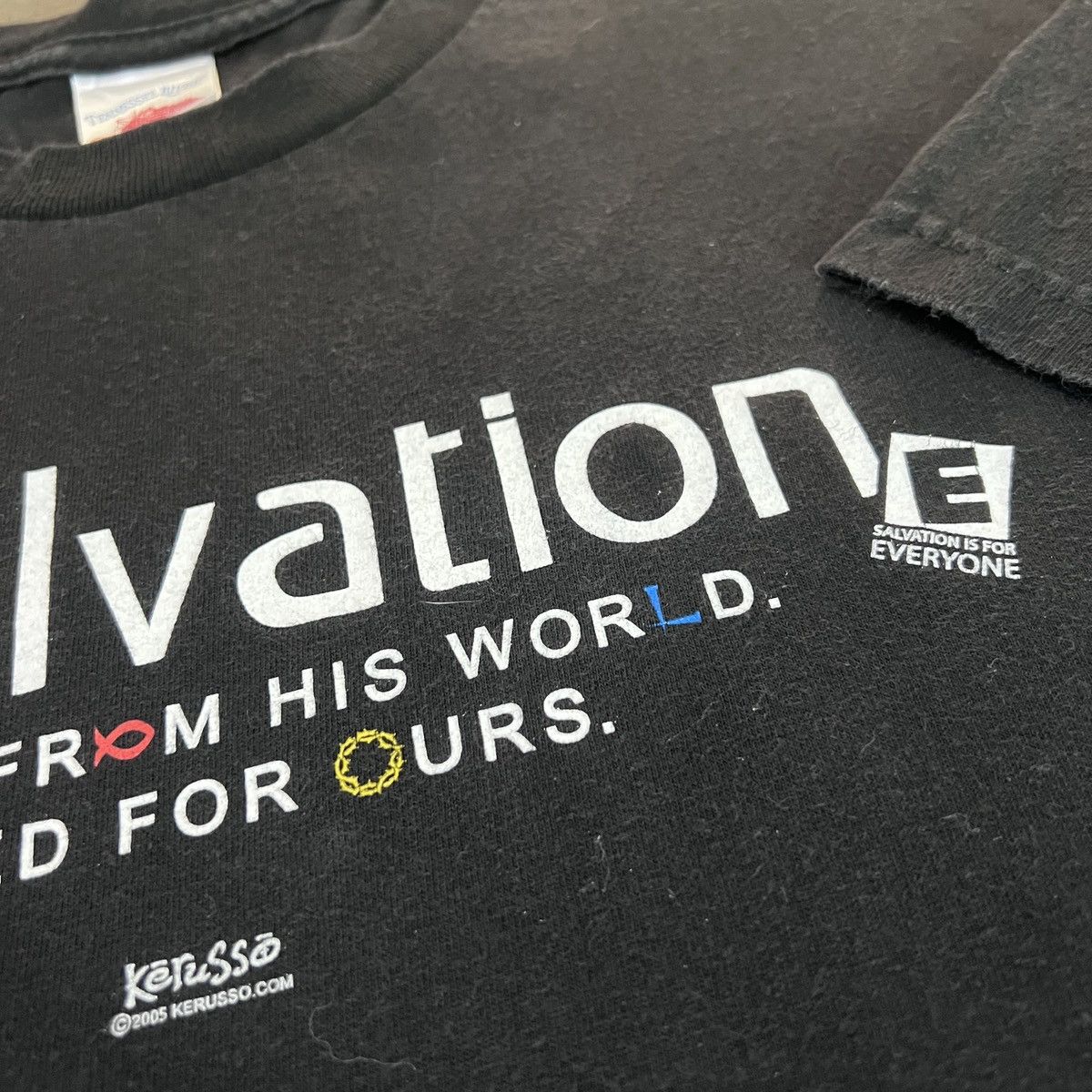 Other Vintage Y2K Salvation Jesus God Holy Bible Parody Tee Size US L / EU 52-54 / 3 - 4 Thumbnail