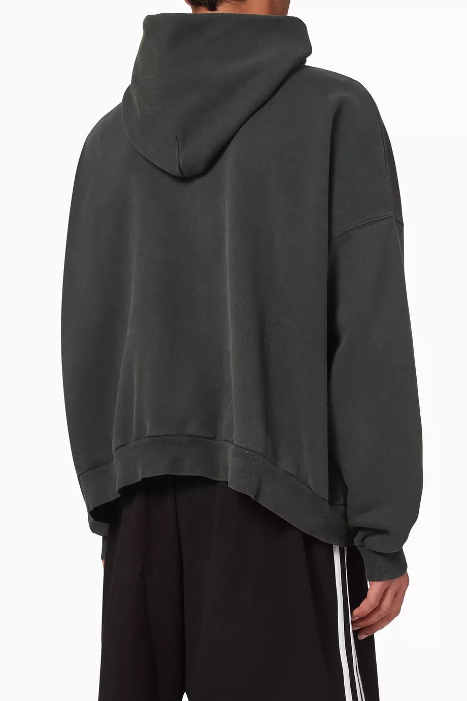 Adidas × Balenciaga o1s1wg110824 Large Fit Hoodie in Cotton Terry in Green Size US XXL / EU 58 / 5 - 4 Thumbnail